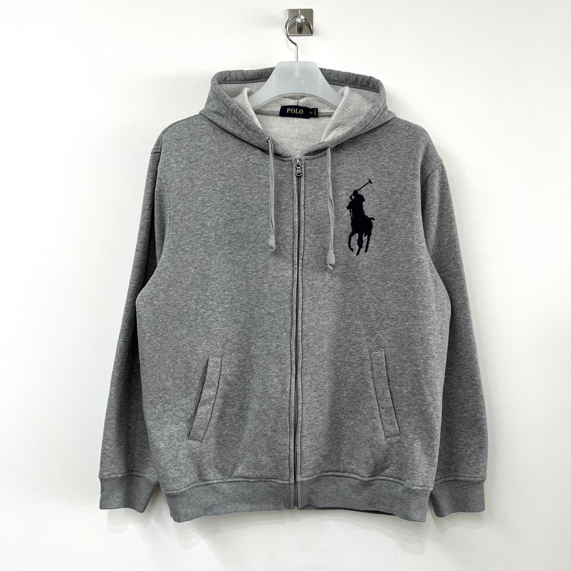 폴로 랄프로렌 빅포니 그레이 후드집업 상품이미지2