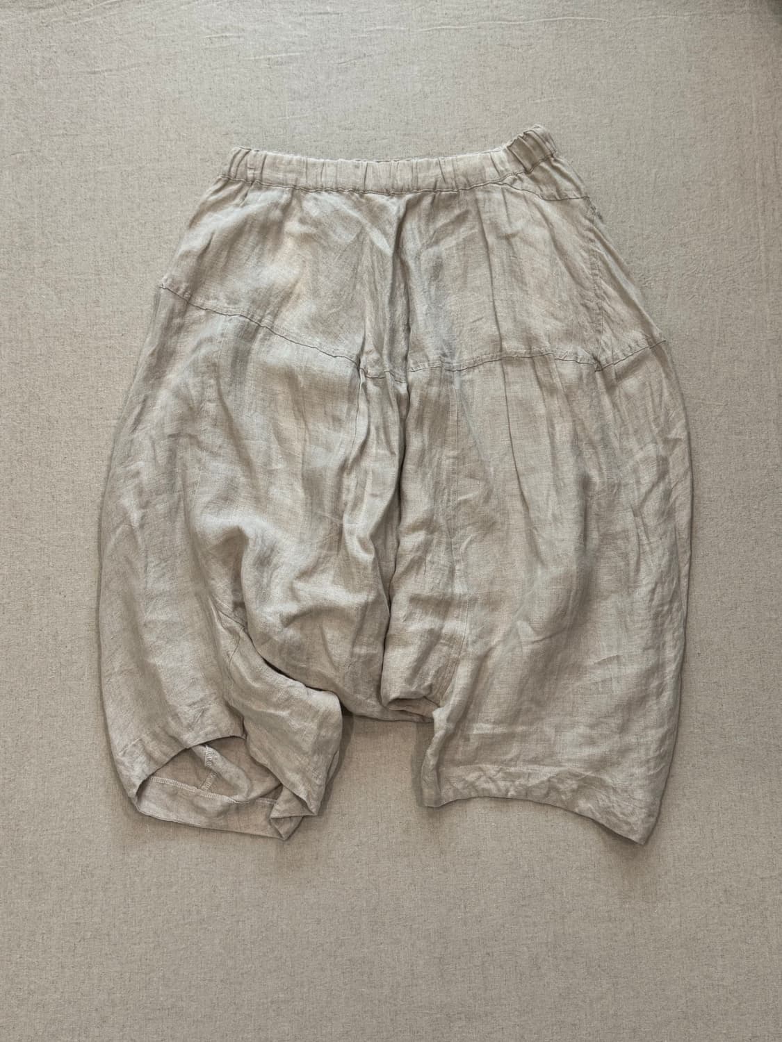 꼼데가르송 꼼꼼 13ss 린넨 비대칭 디컨스트럭티드 스커트 팬츠 상품이미지5