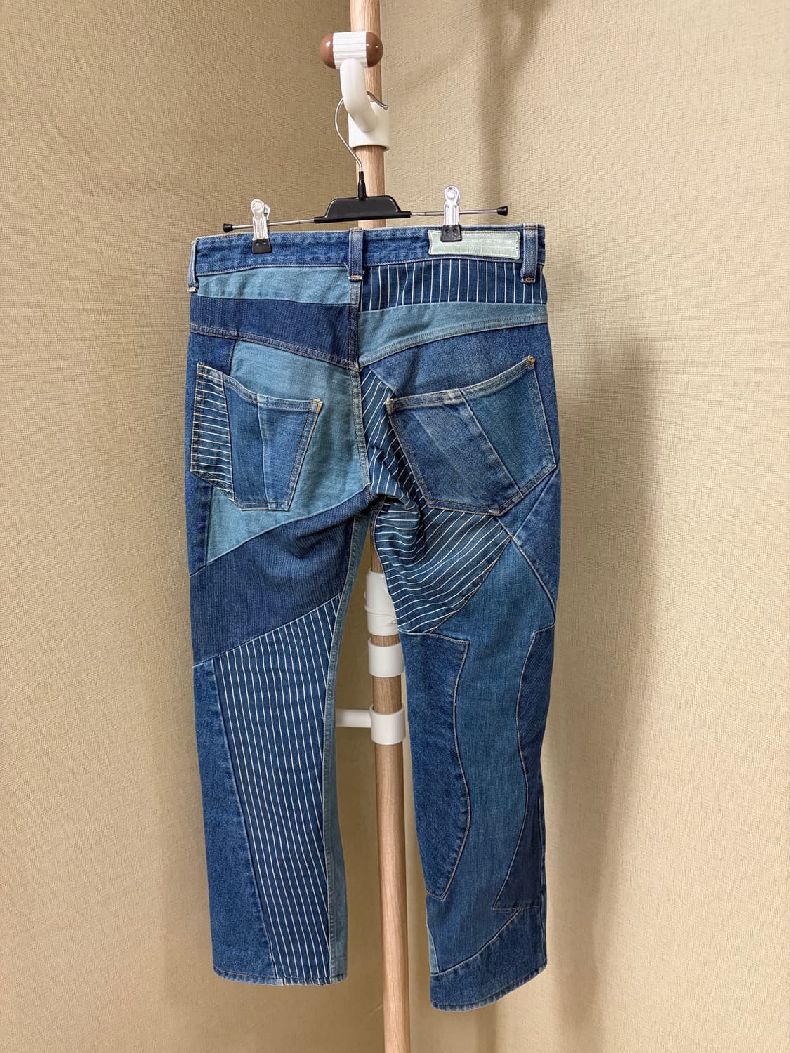 [S] diet butcher slim skin(dbss)절개 패치 데님 상품이미지4