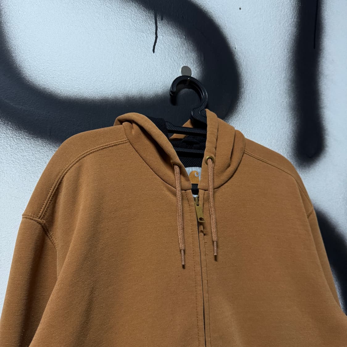 칼하트 레인디펜더 써멀 집업 후디 브라운 상품이미지3