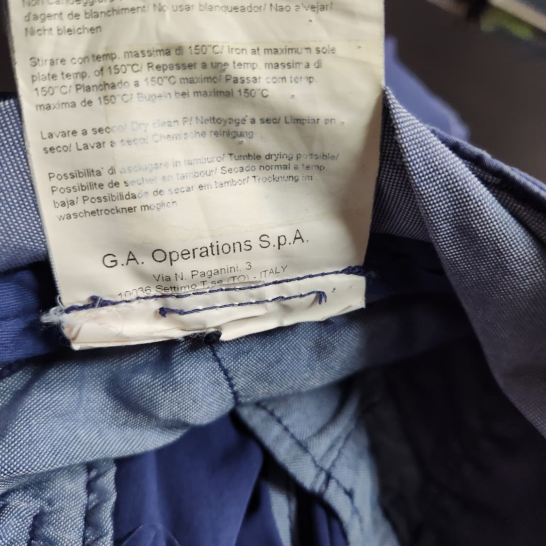 H346 [34] 아르마니 꼴레지오니 빈티지 팬츠 바지 상품이미지6