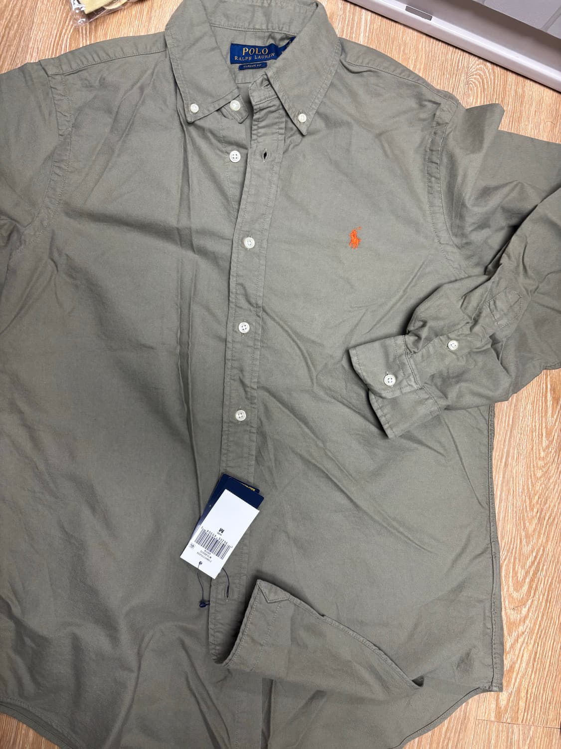 폴로 랄프로렌 클래식핏 셔츠 M 카키 / 폴로 셔츠 상품이미지8