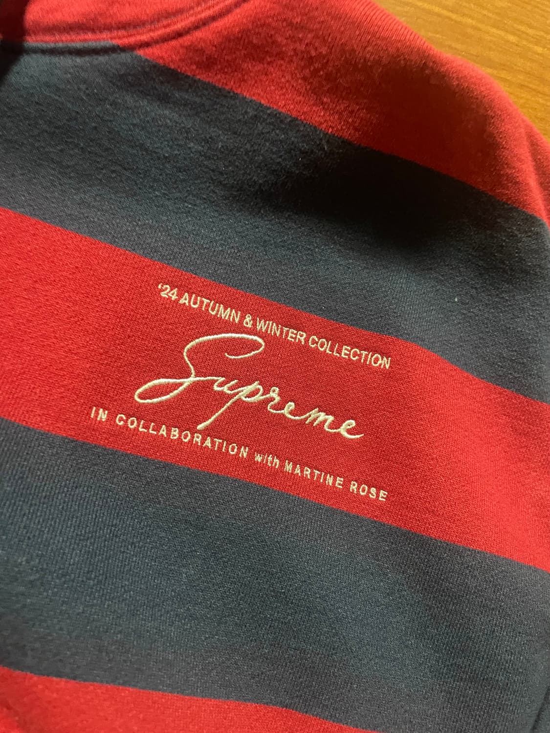 슈프림 X 마틴로즈 스트라이프 후드 상품이미지5