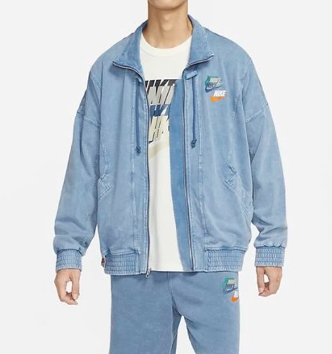 (택포) 나이키 NSW 워시드데님 멀티스우시 터틀넥 자켓 XL B121 상품이미지2