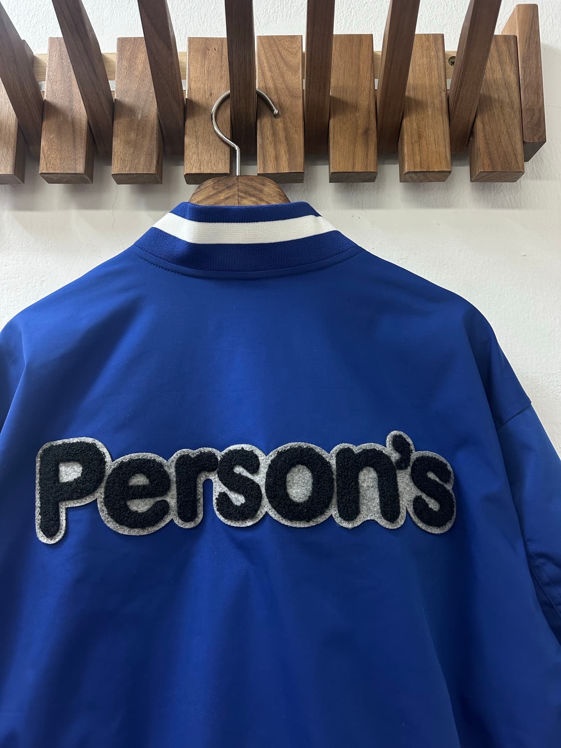 일본빈티지 Person’s 퍼슨스 패치 스타디움 바시티 점퍼 상품이미지5