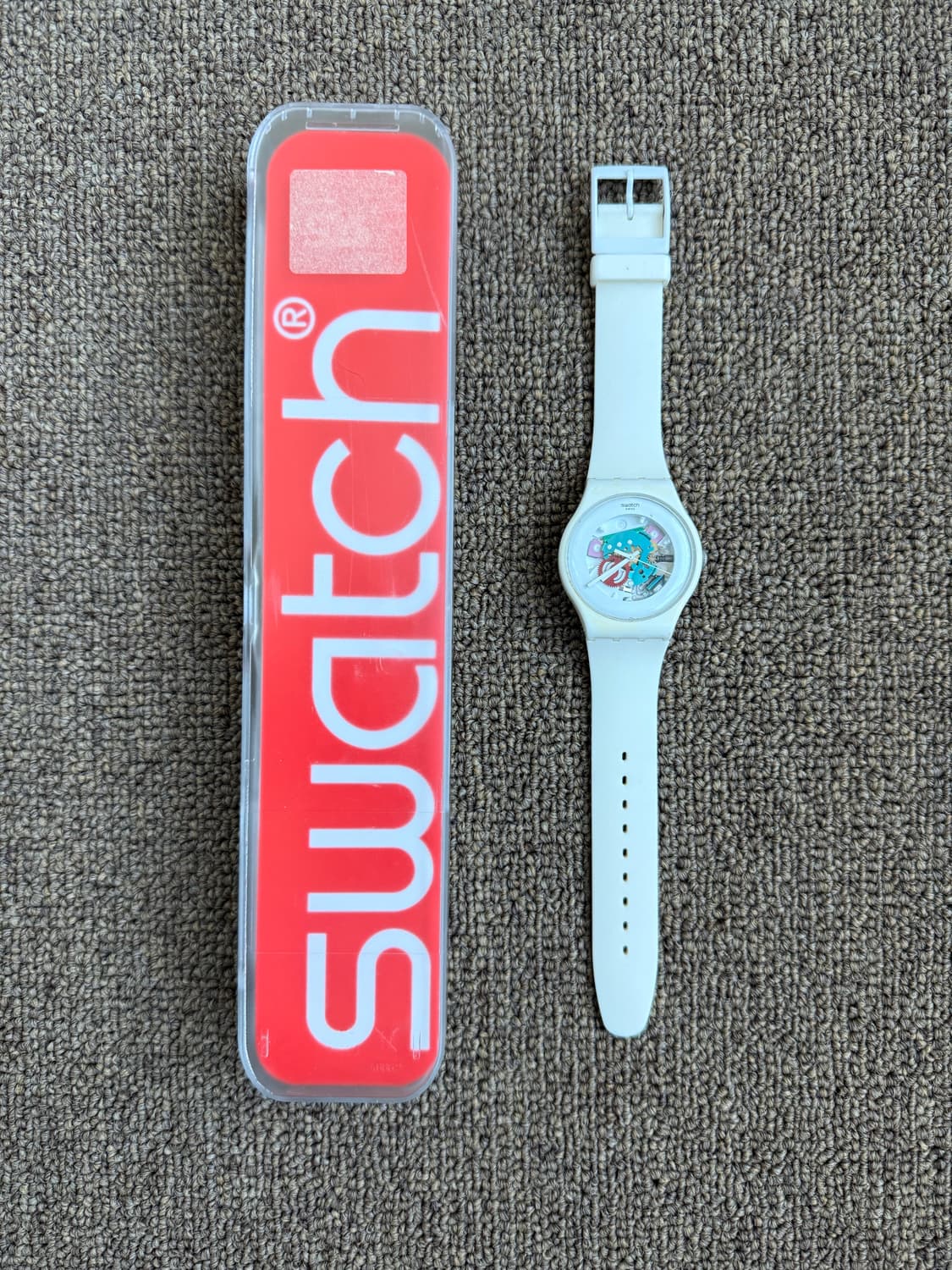 Swatch 스와치 팝아트 오픈 다이얼 실리콘 시계 워치 상품이미지1