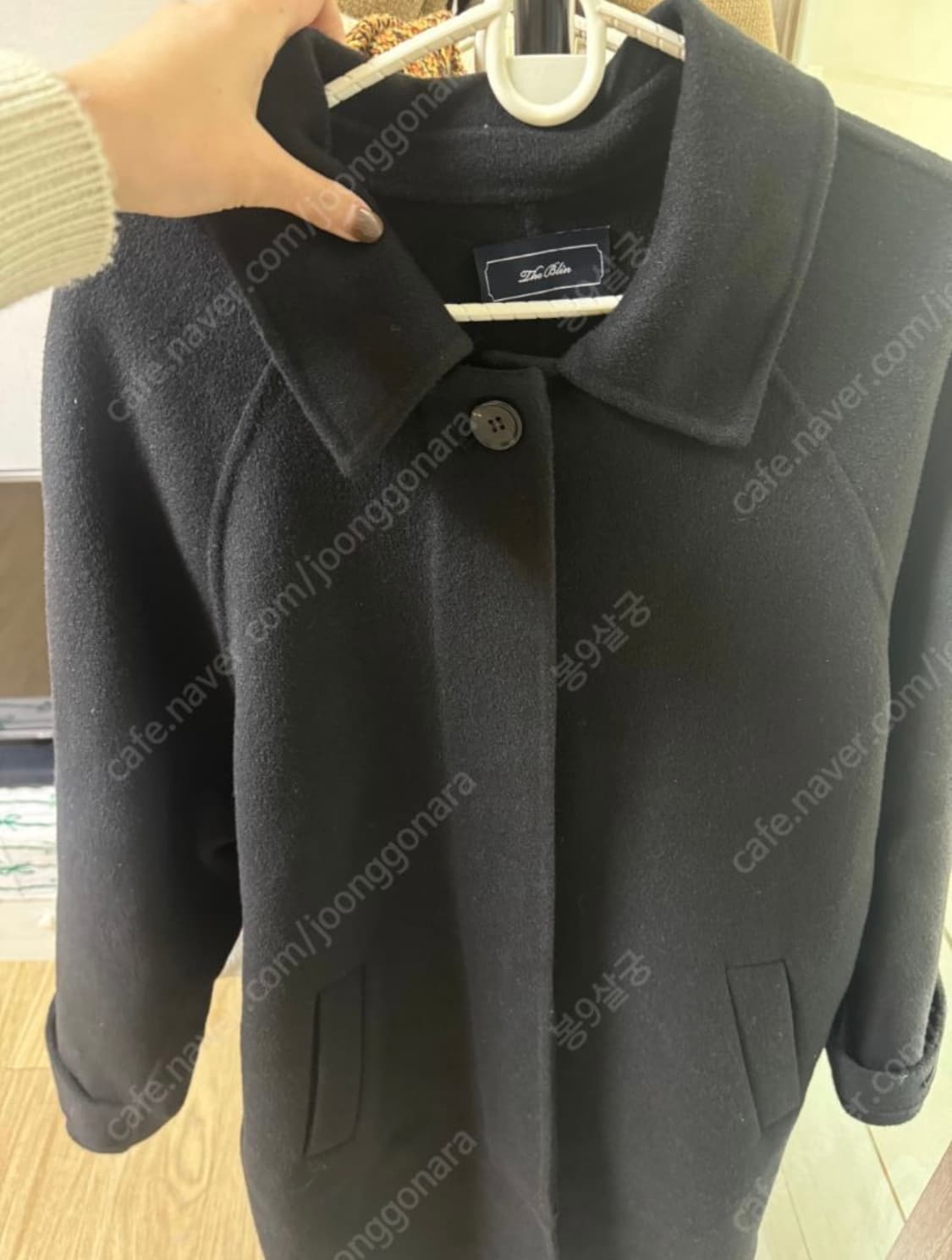 더블린 히든버튼 핸드메이드 롱코트 울100 상품이미지2