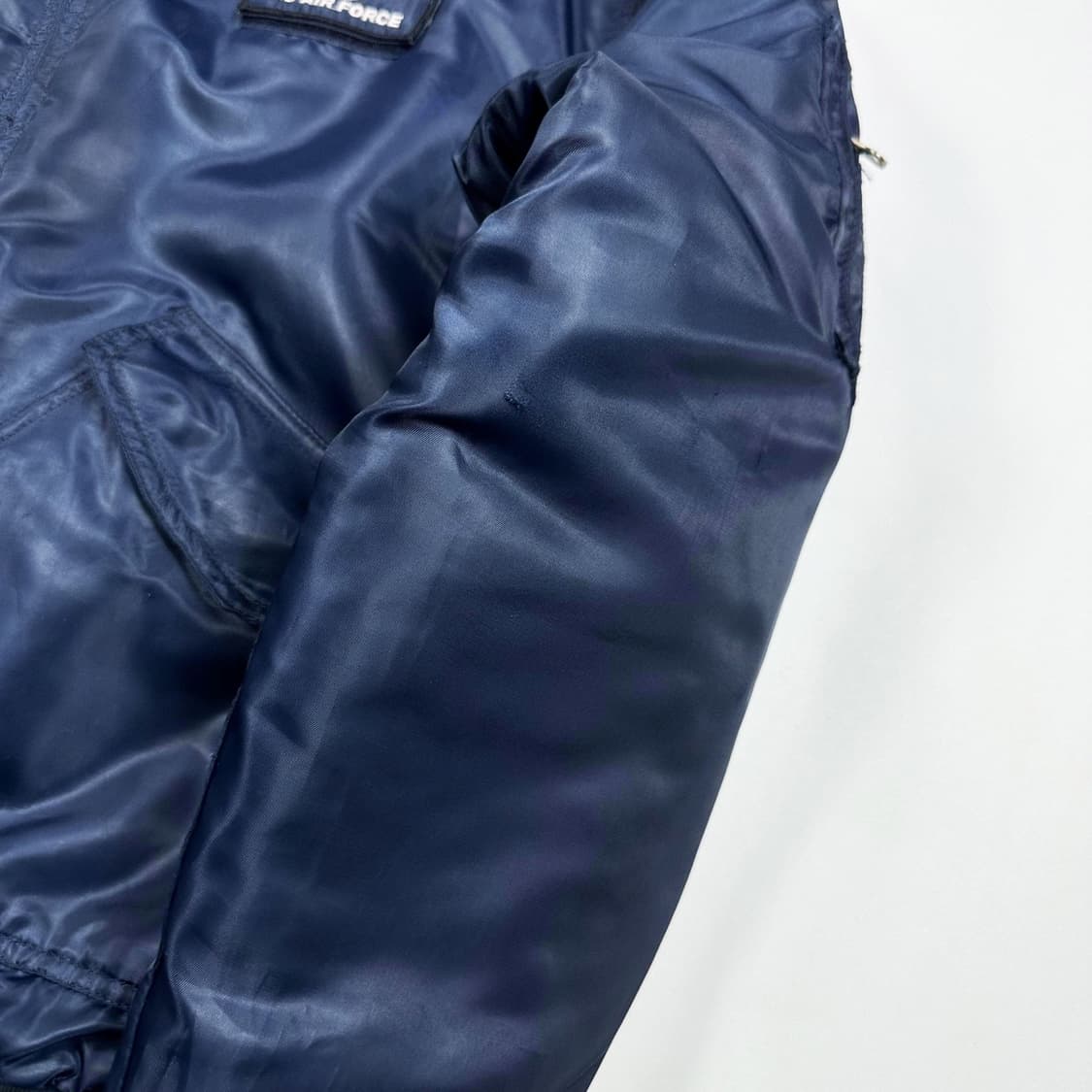 VTG 빈티지 ma1 네이비 항공점퍼 (XL) 상품이미지6