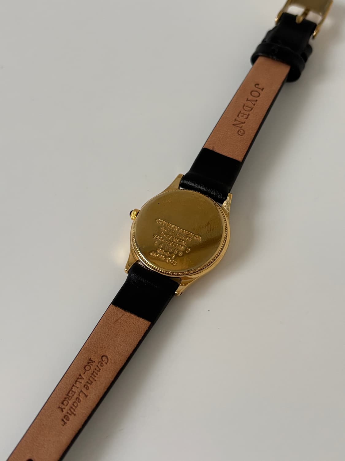 1980s Gold Texture Dial Ladies Quartz 상품이미지7