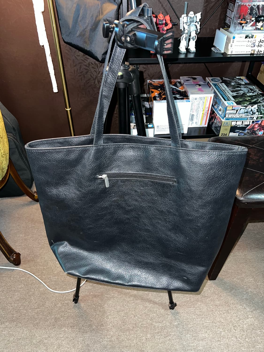 로고 가죽 가방 상품이미지2