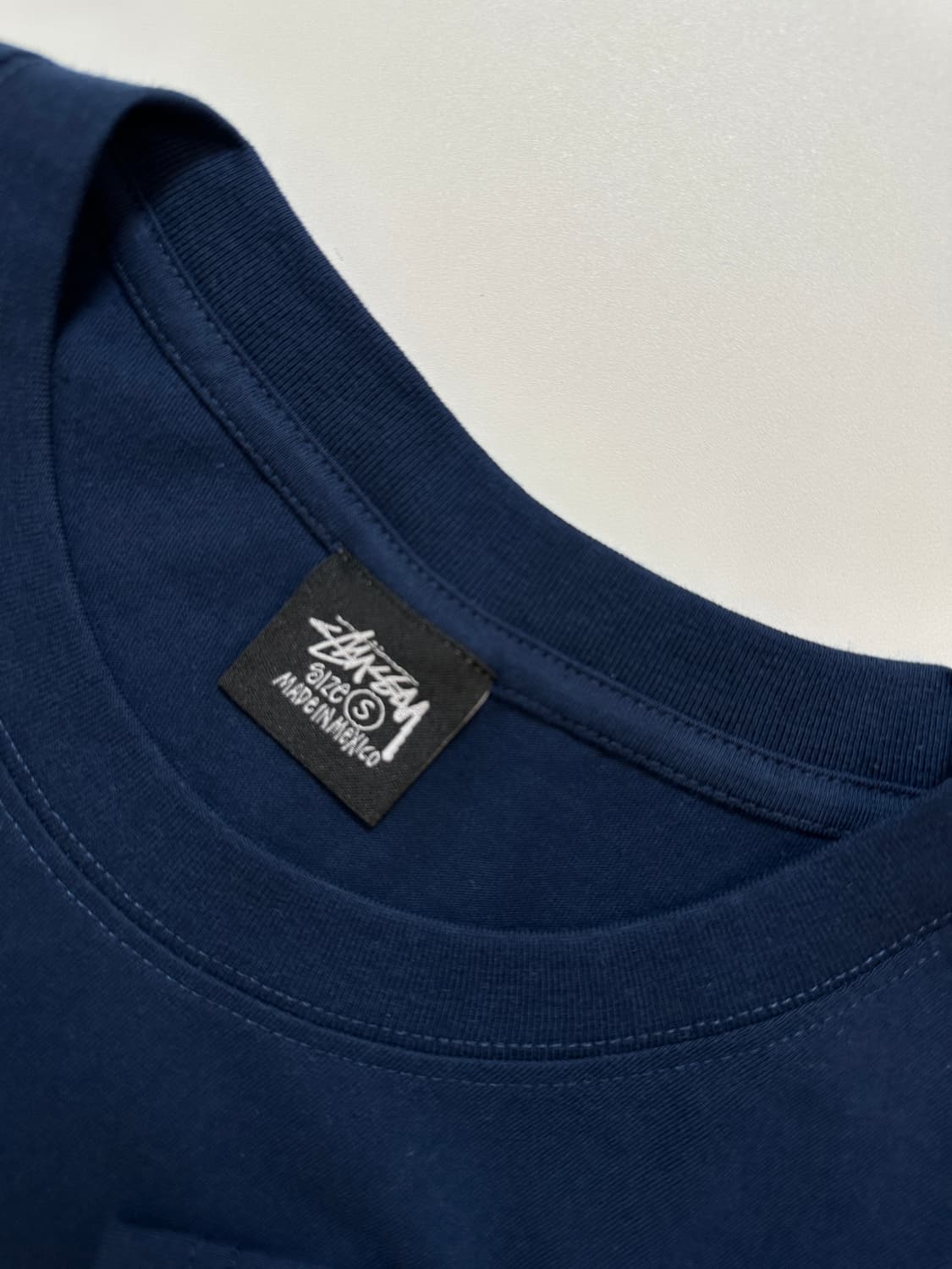 스투시 stussy 서프 워크 반팔 티셔츠 네이비 s (실측90-95) 상품이미지5