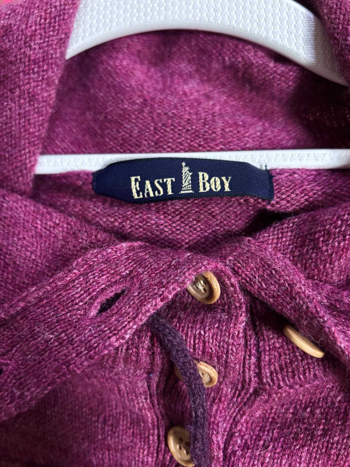 이스트보이 빈티지 퍼플 하이넥 니트 상품이미지3