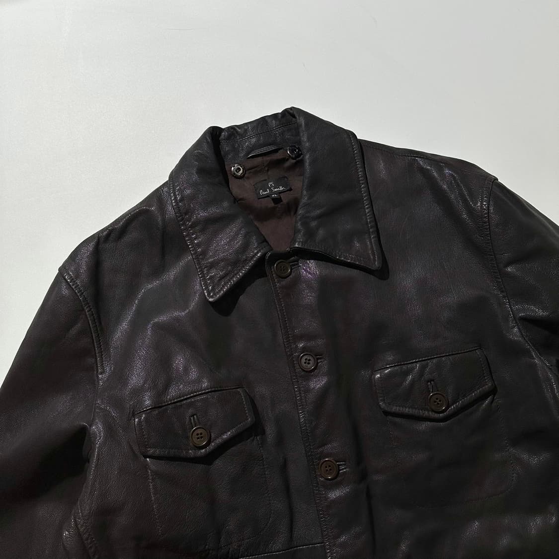 (매장판) 폴스미스 레더 싱글 유틸리티 가죽자켓 상품이미지3