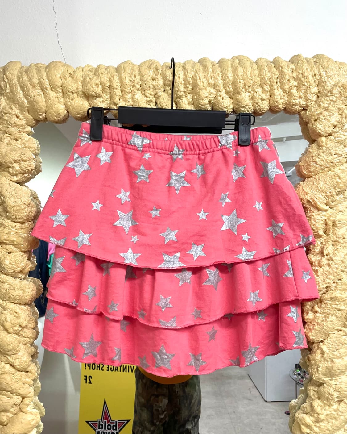 Coral Silver Star Lace-Up Skirt  상품이미지2