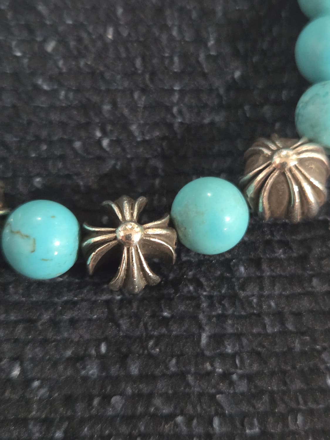 크롬하츠 천연 터키석 팔찌 2개 정품 상품이미지6