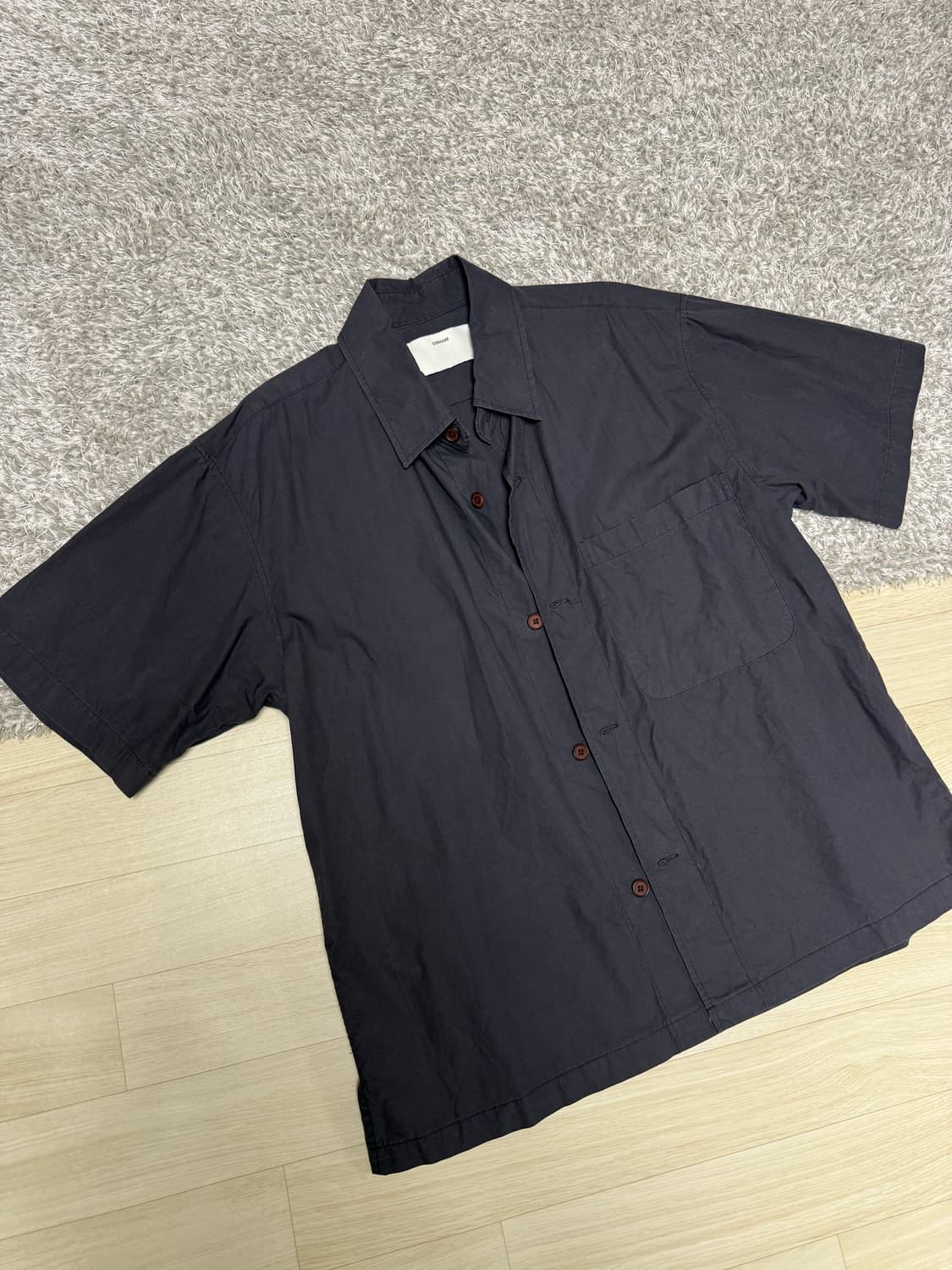 뉴치프시크 코튼 바스락 반팔 셔츠 상품이미지1