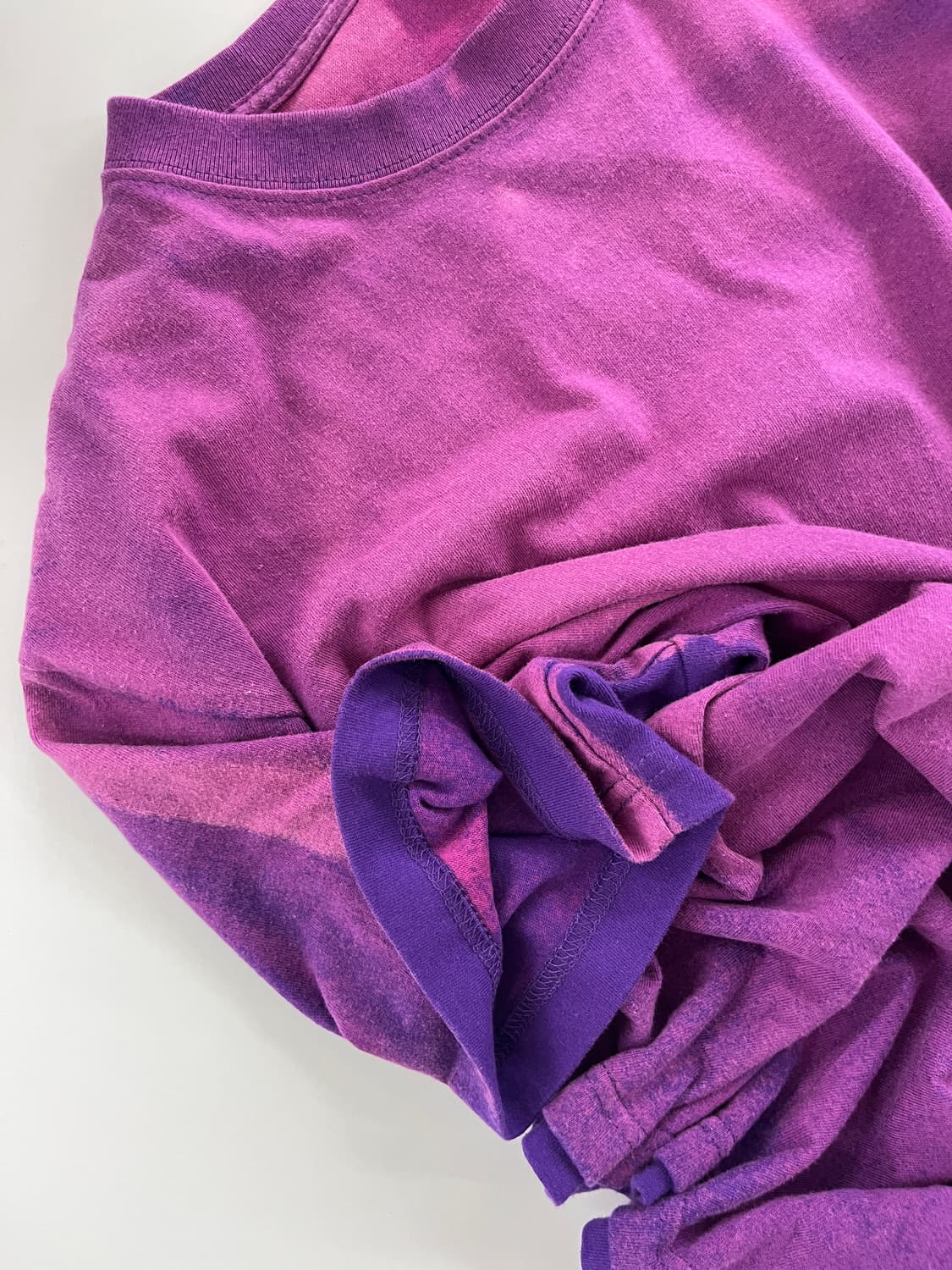FRADECO HAND FADED PURPLE T-SHIRT 상품이미지5