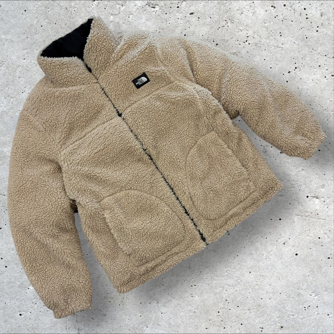 [S] 노스페이스 리버시블 비베러 블랙 뽀글이 패딩 B365 상품이미지2