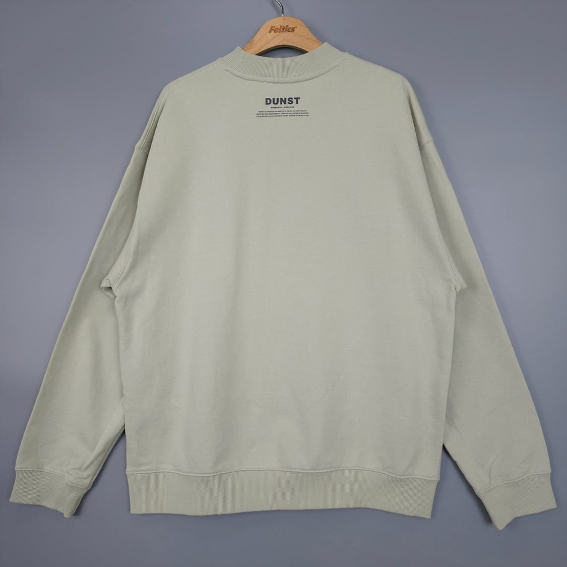 던스트 Dunst 유니섹스 모크넥 로고 크리즈 스웻셔츠 M 상품이미지6