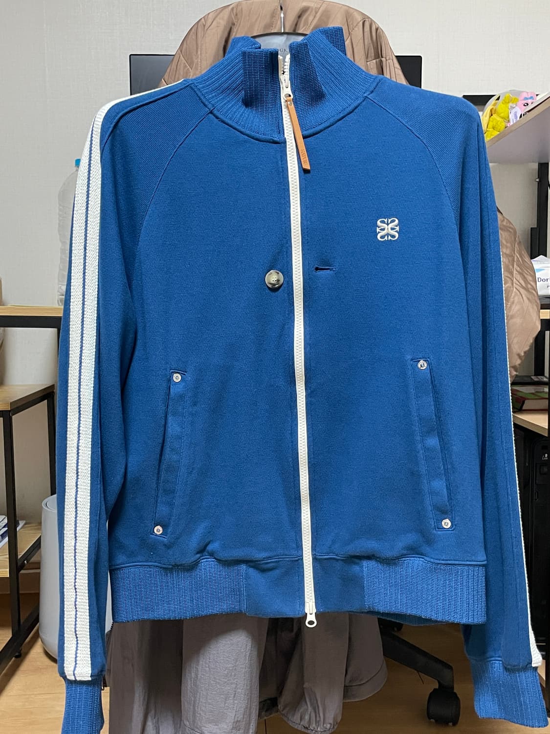 세터 트랙 집업 블루 사이즈L 상품이미지5