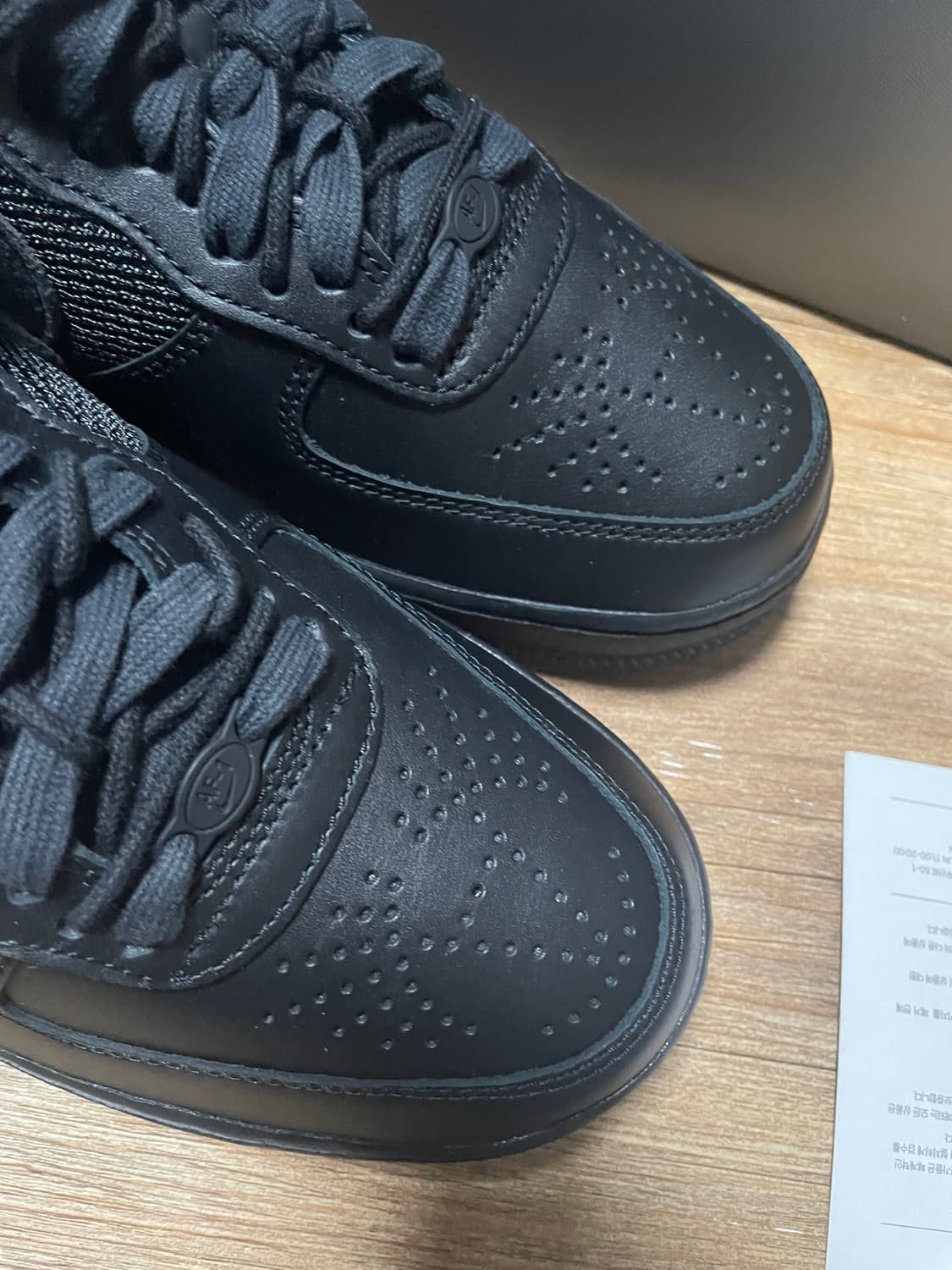 나이키 x 슬램잼 에어포스 1 로우 SP 블랙 앤 오프 느와르 상품이미지3