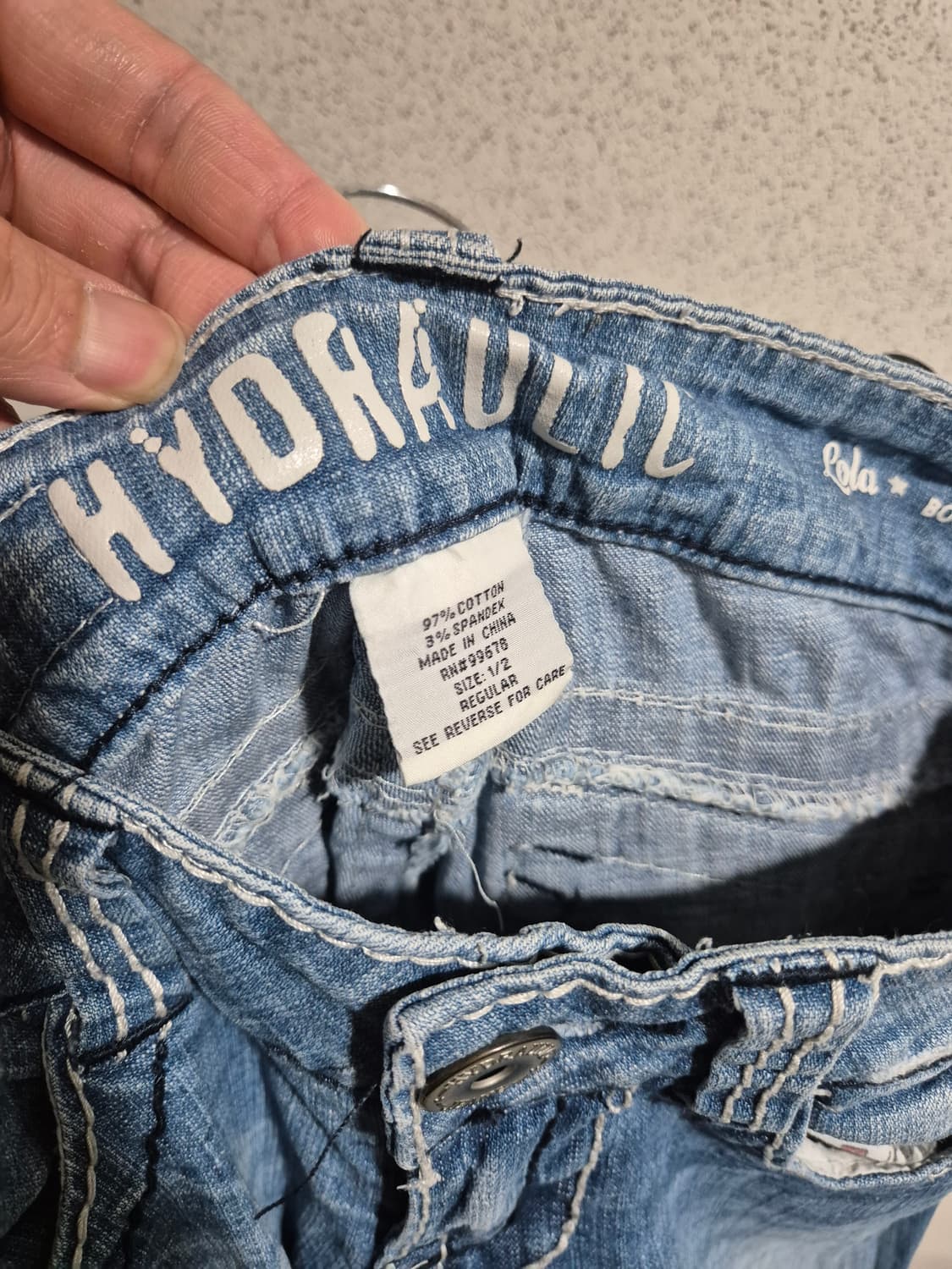 [25]Hydraulic 빈티지 부츠컷 데님청바지 여름시즌 여성용 상품이미지4