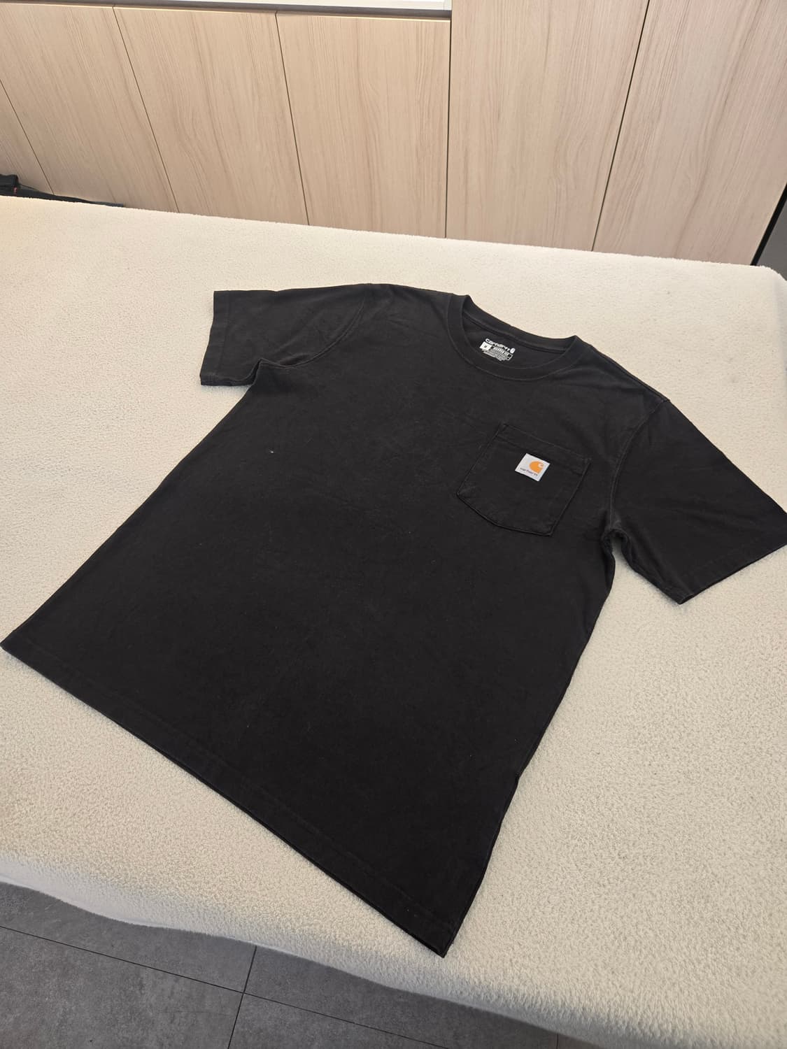 칼하트 포켓 반팔티 블랙 M 상품이미지1