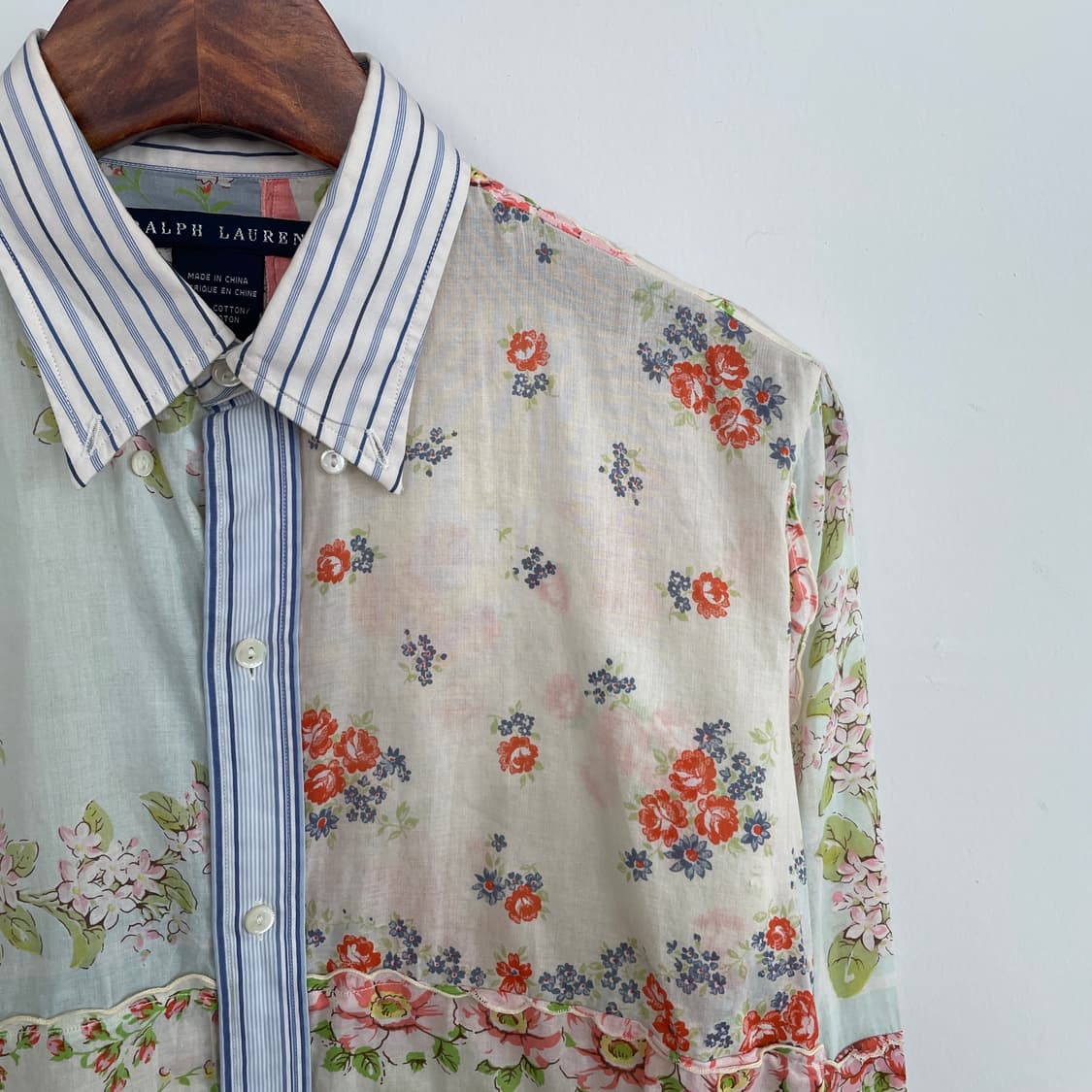 폴로 랄프로렌 패치워크 셔츠 상품이미지3