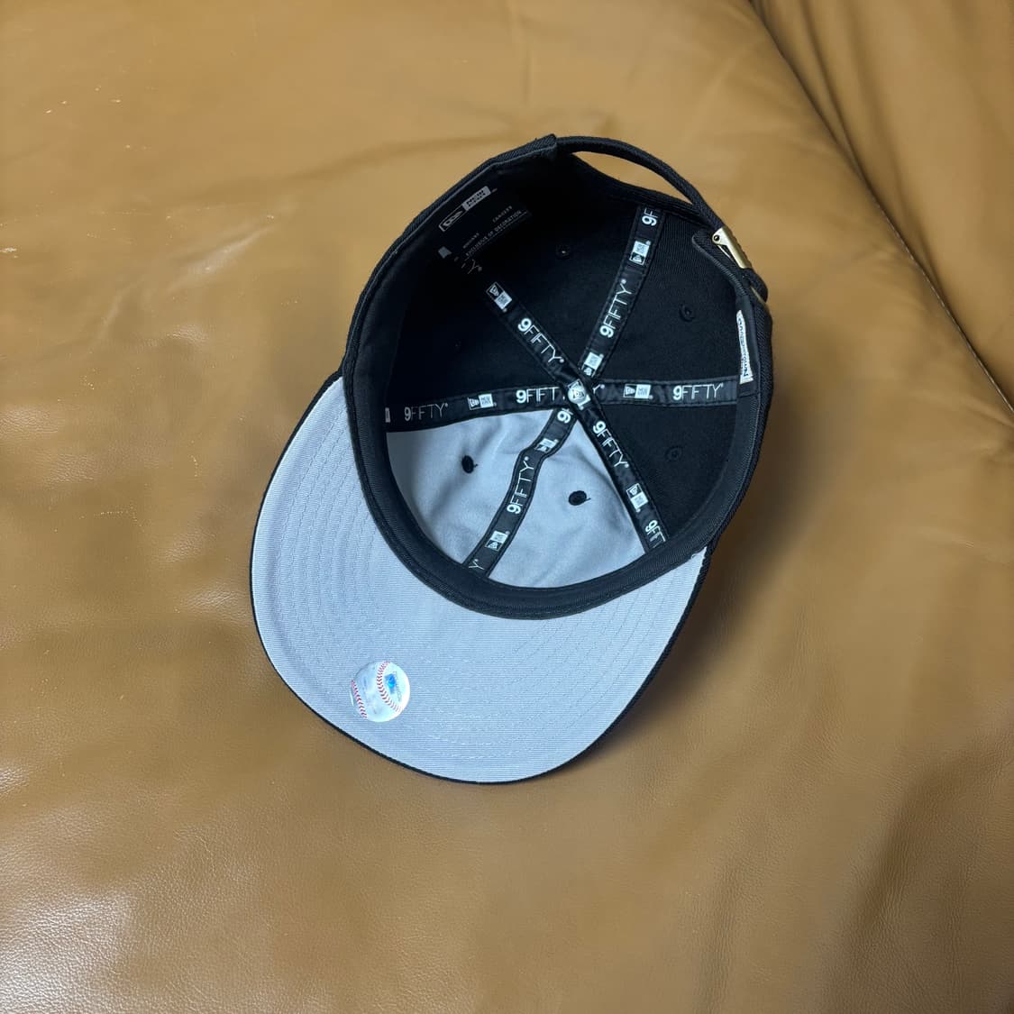 빔즈 빔스 뉴에라 9Fifty 6패널 볼캡 모자 뉴욕 메츠 블랙 상품이미지6