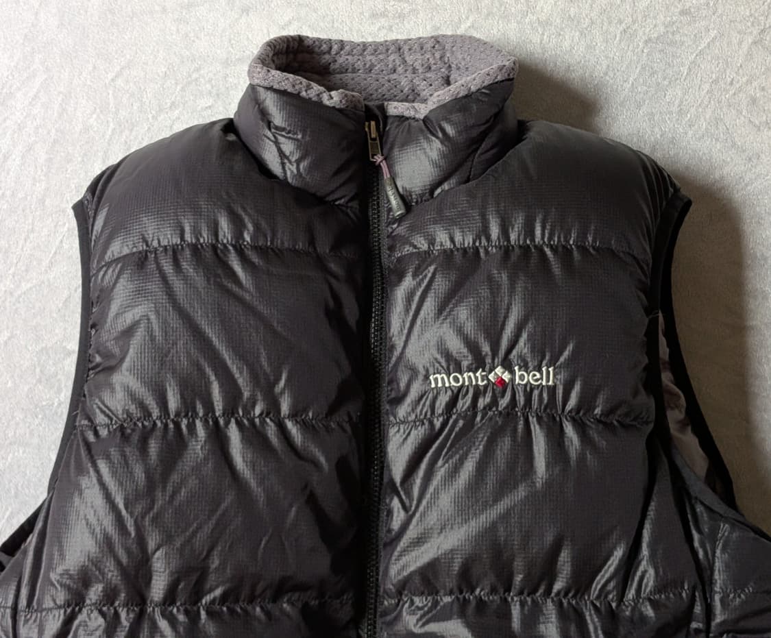 10s 몽벨 라이트 다운 베스트 블랙 상품이미지2