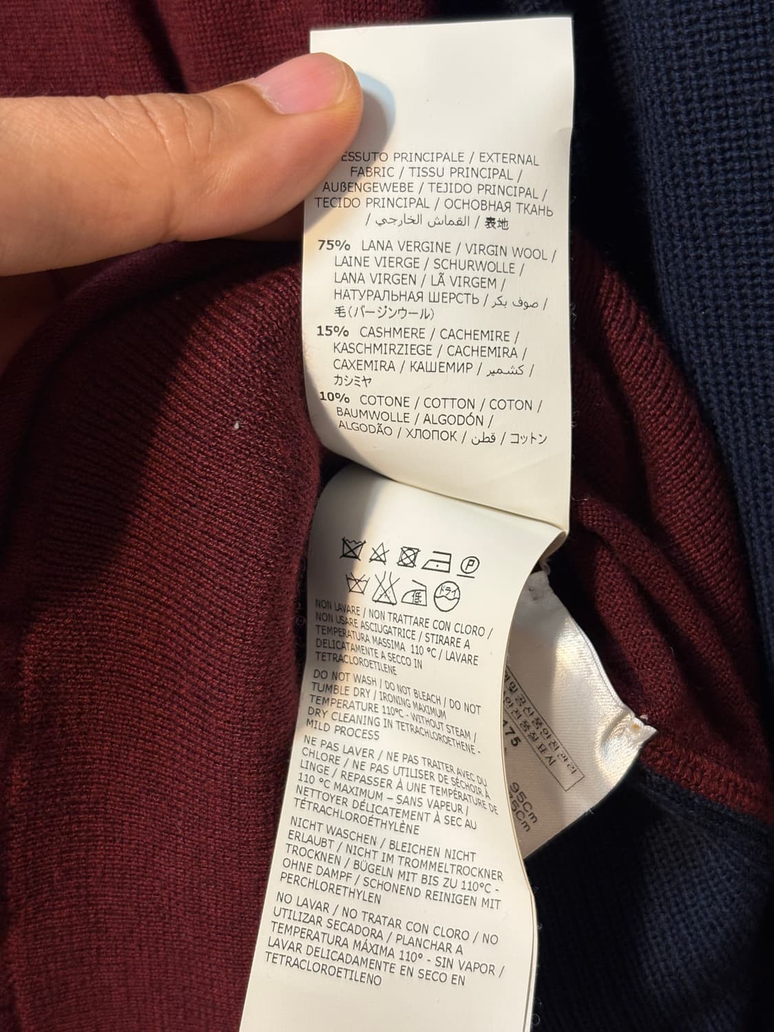 [백화점정품] 살바토레 페라가모 캐시미어 니트 상품이미지9