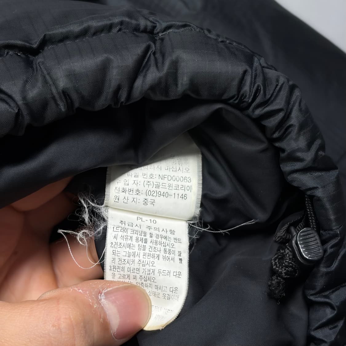 노스페이스 윈드스토퍼 패딩 블랙 XL 상품이미지4