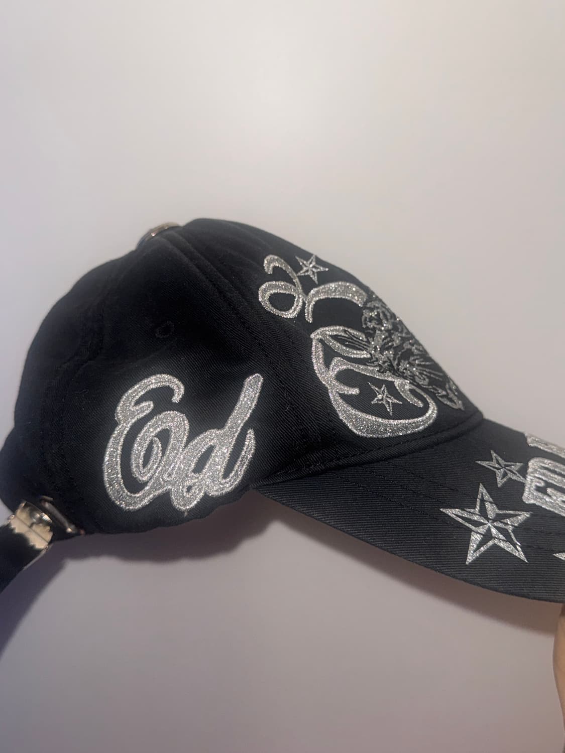 에드하디 볼캡 모자 은장 자수 상품이미지3