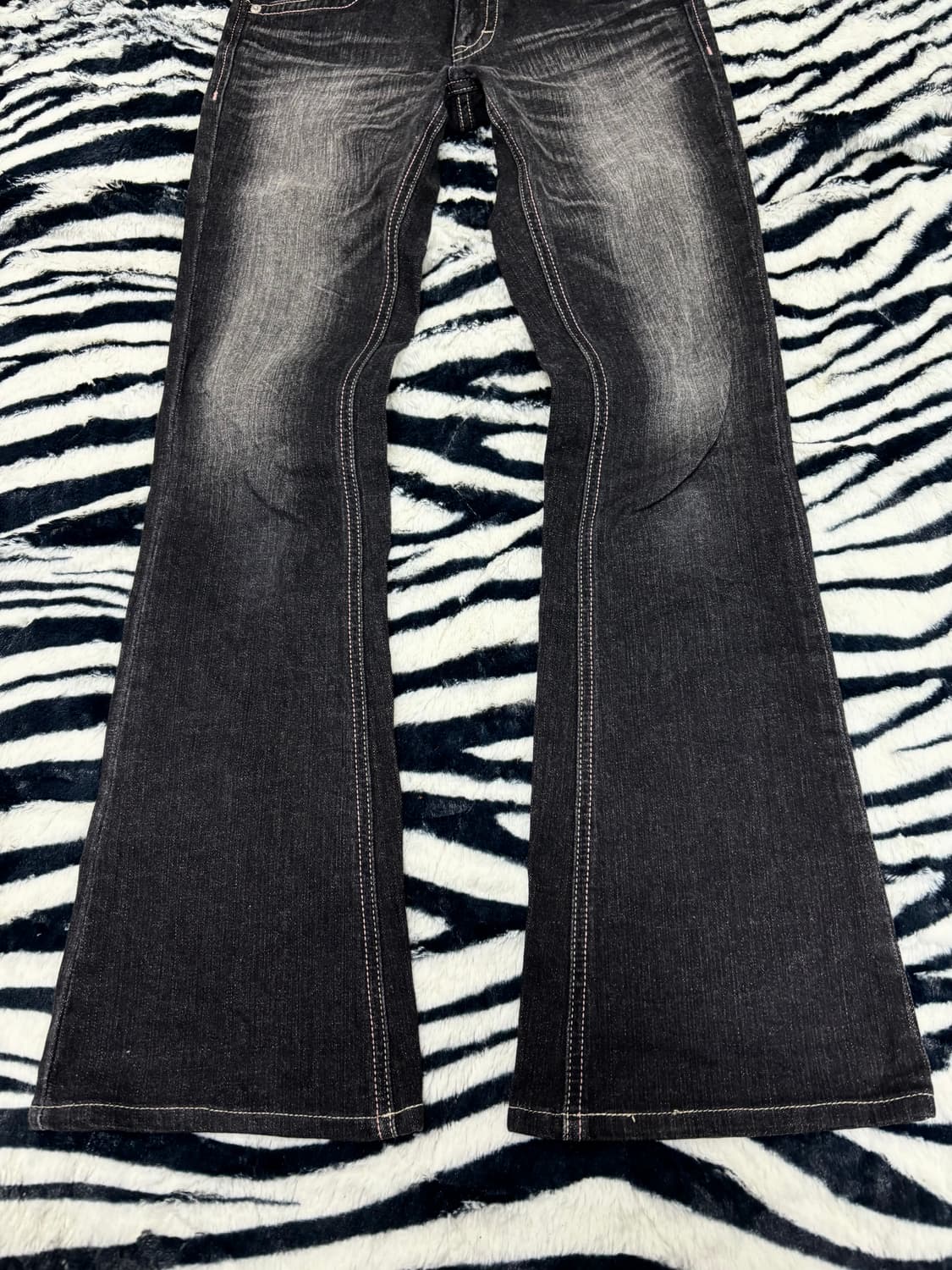 [G-Seventeen]Y2K Black Boots-Cut Washed  상품이미지6