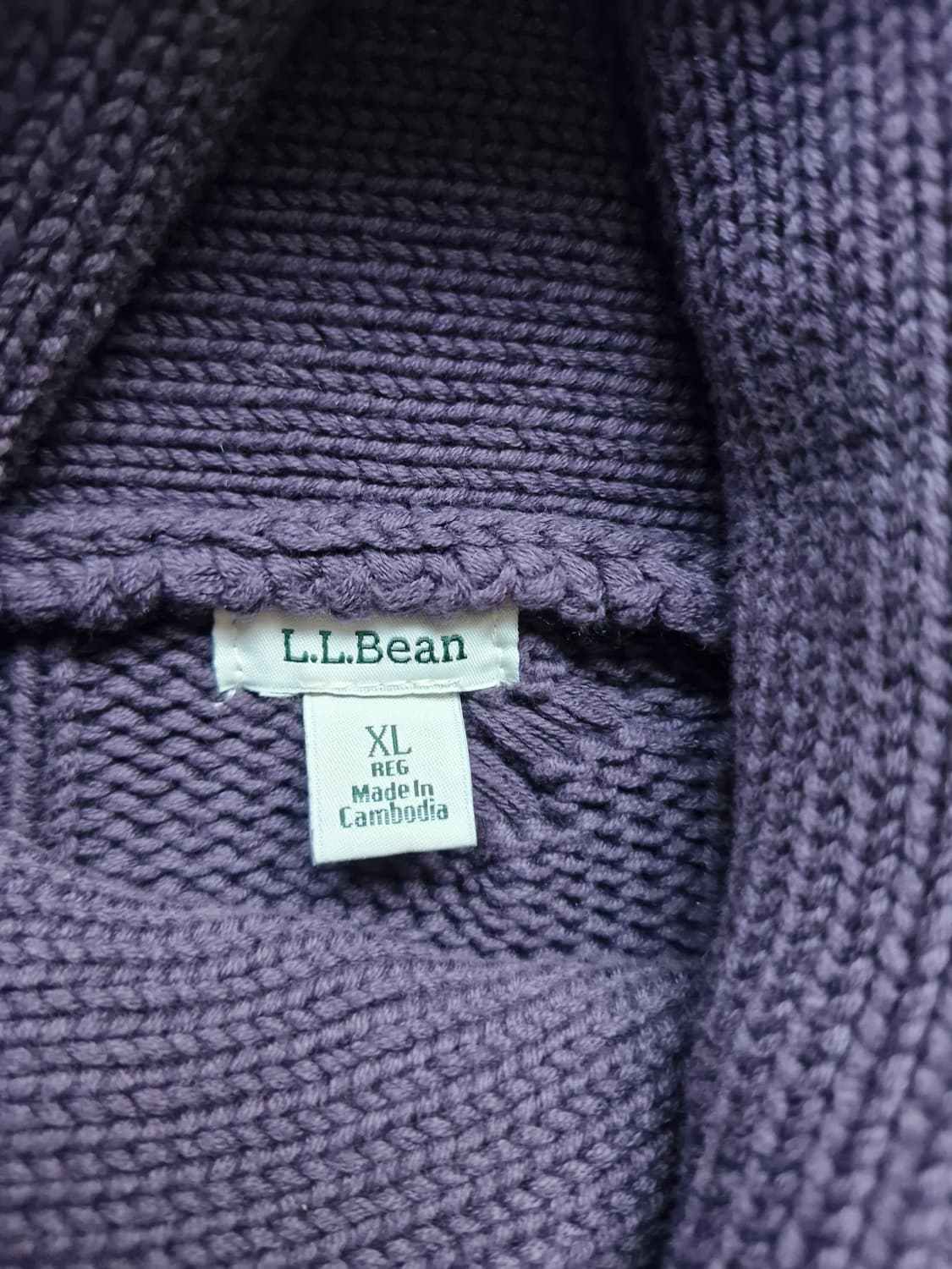 엘엘빈 퍼넬넥 피셔맨 케이블 니트 스웨터  상품이미지4