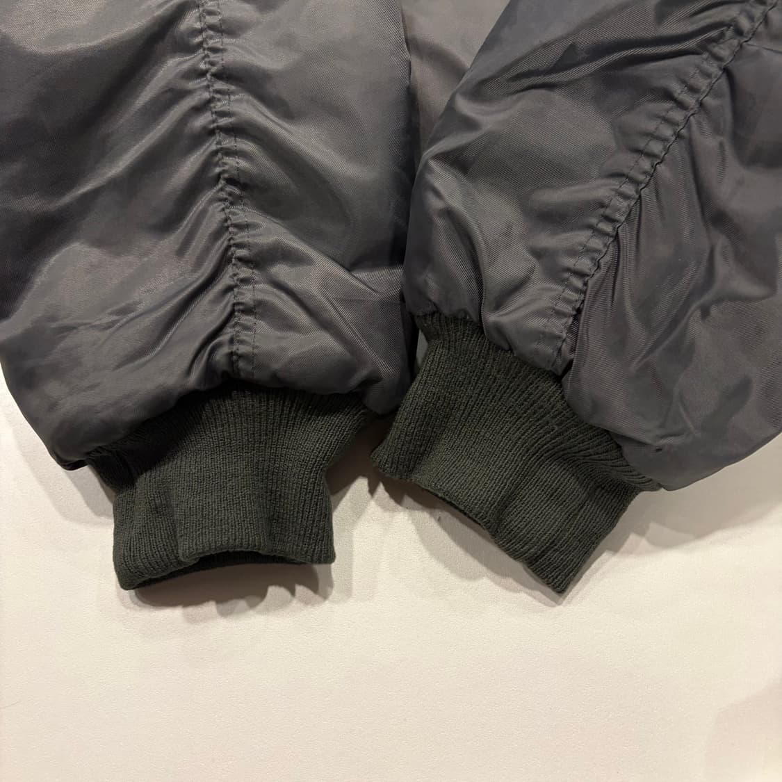 [2XL] 로스코 항공 점퍼 MA-1 그레이 봄버 자켓 B805 상품이미지6