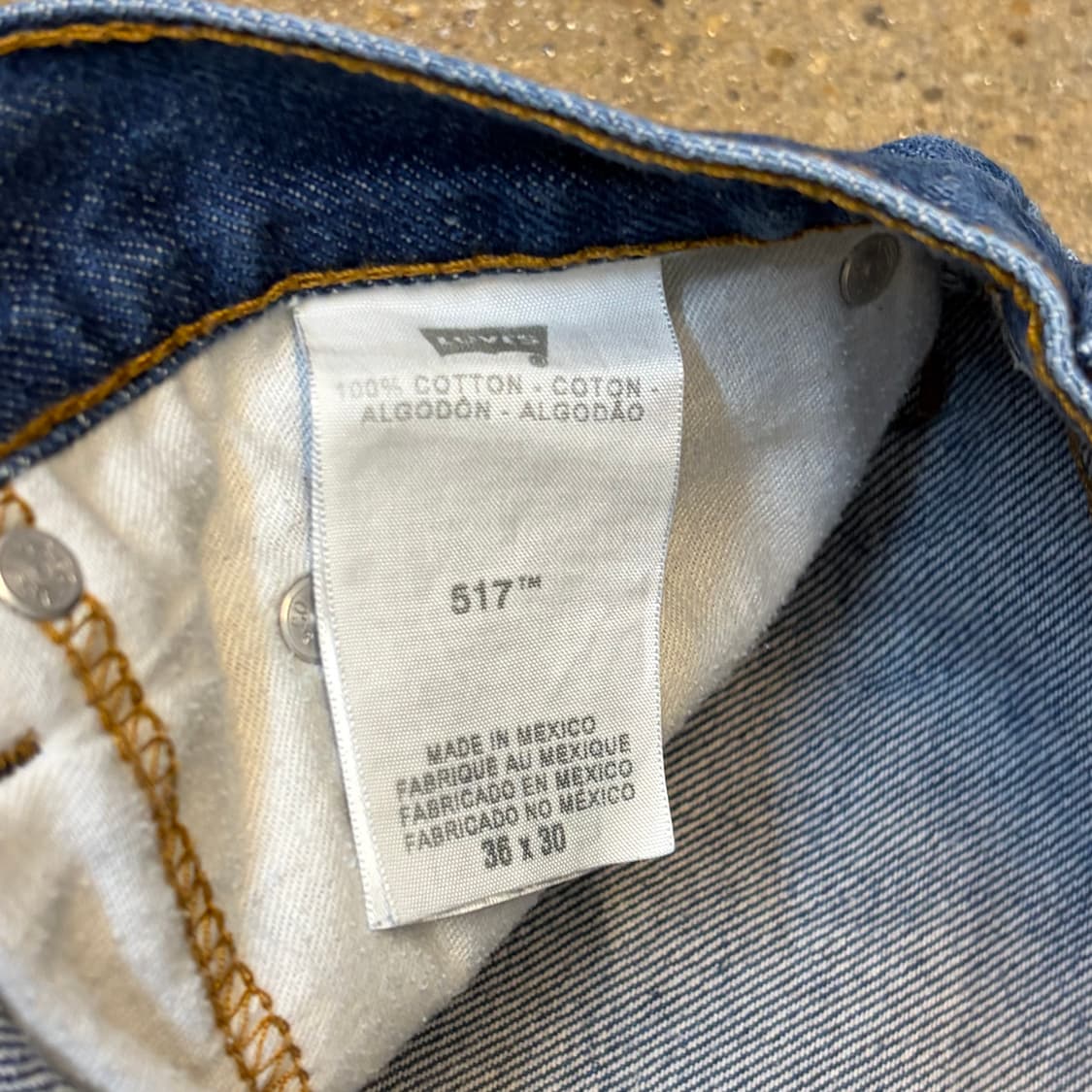 00s 미국 빈티지 리바이스 517 부츠컷 청바지 데님팬츠 상품이미지4