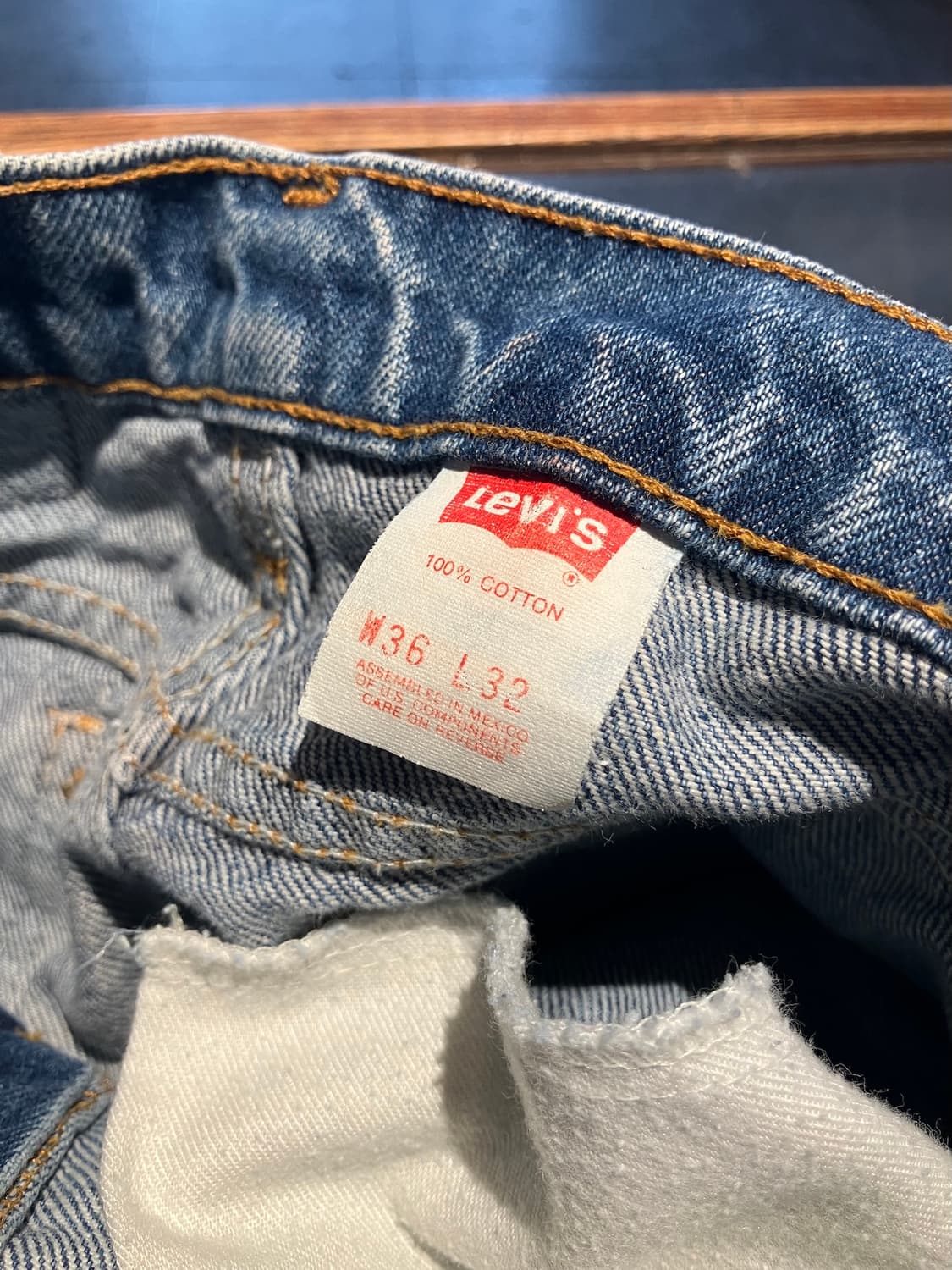 00s 빈티지 리바이스 505 오렌지탭 데님 팬츠 상품이미지9