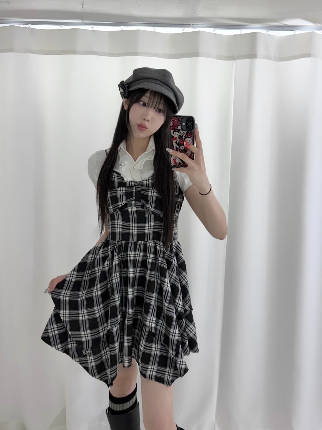무채색 니혼진 도쿄걸 코디세트  상품이미지3