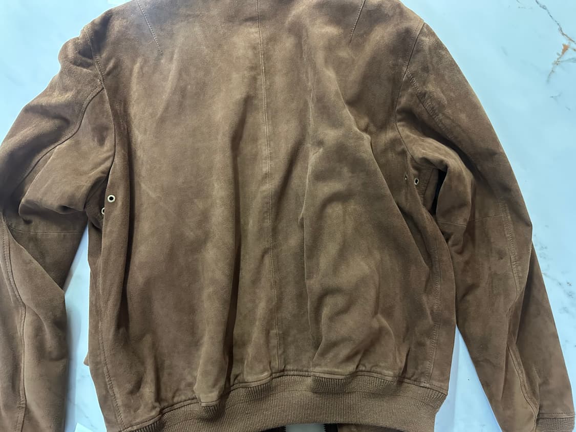 폴로 랄프로렌 스웨이드 블루종 상품이미지6