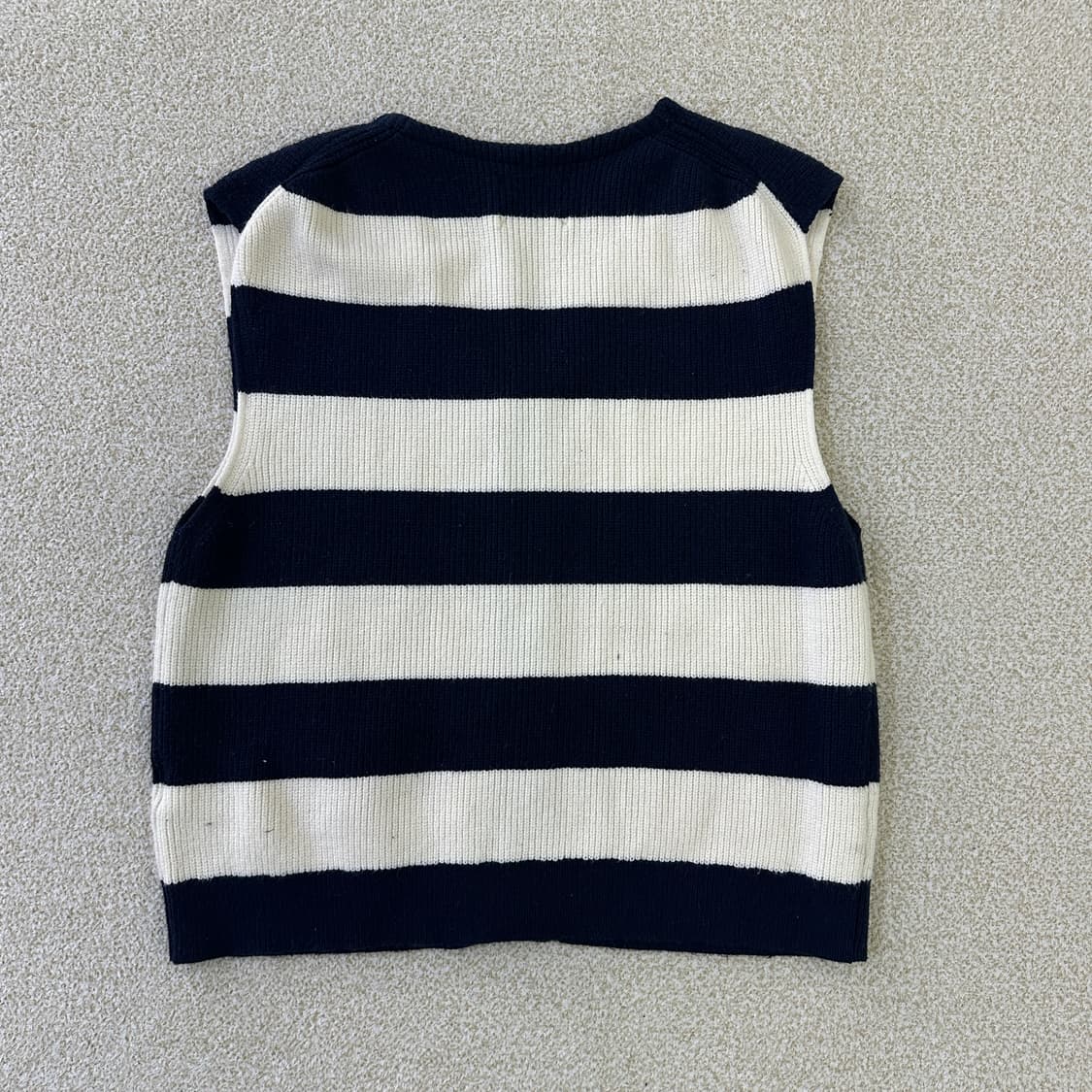 13-14 자라 스트라이프 니트 조끼0323D 상품이미지4