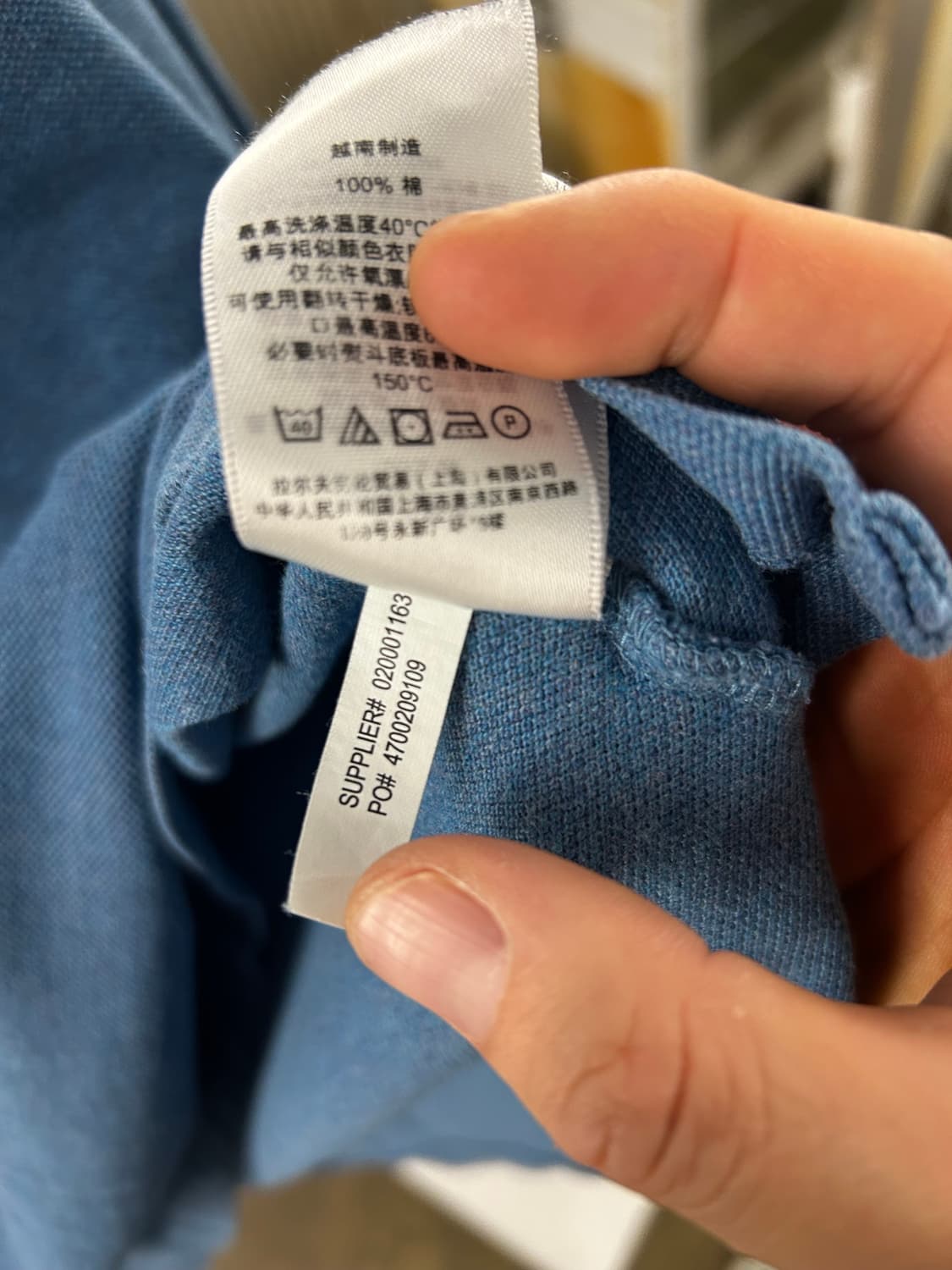 Ralph Lauren Longsleeve Polo Shirt Blue 상품이미지4