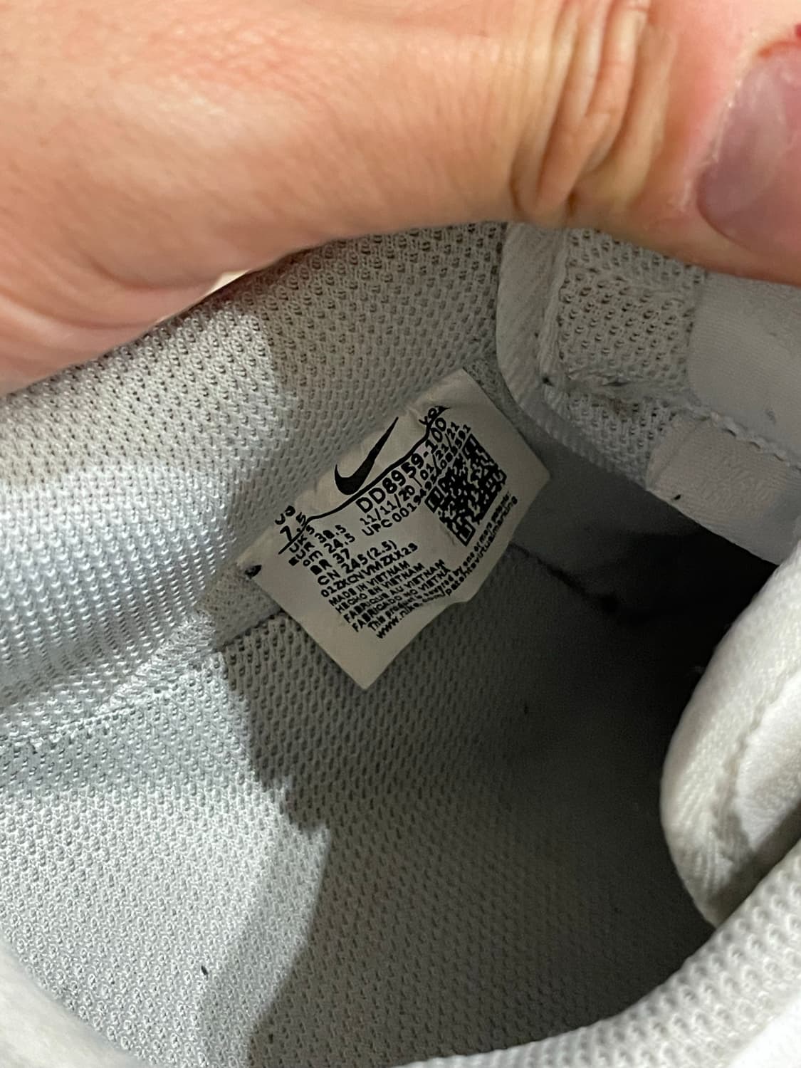 나이키 에어포스1 화이트 245 상품이미지4