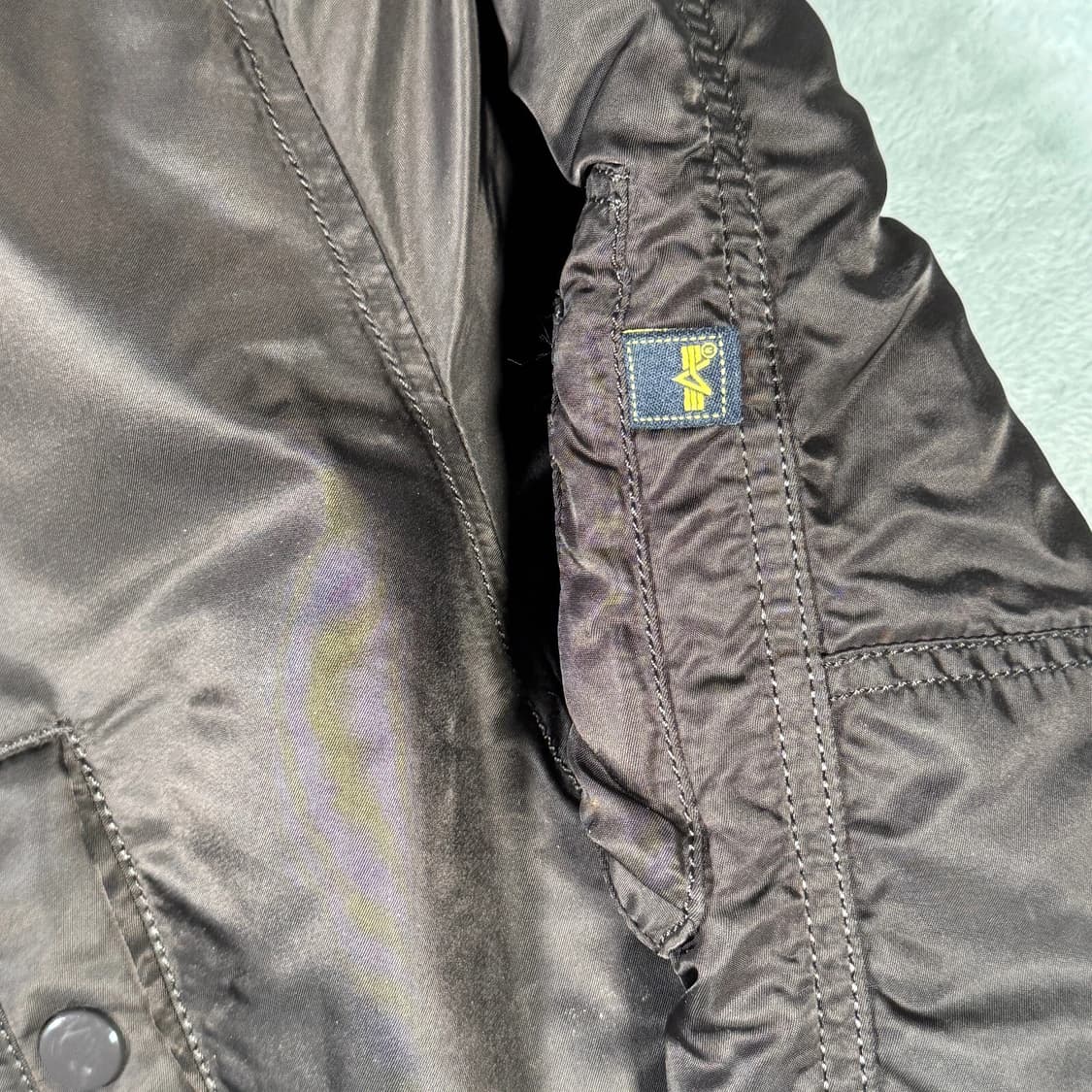 00s 알파 인더스트리 N-3B 파카 다크 브라운 상품이미지2