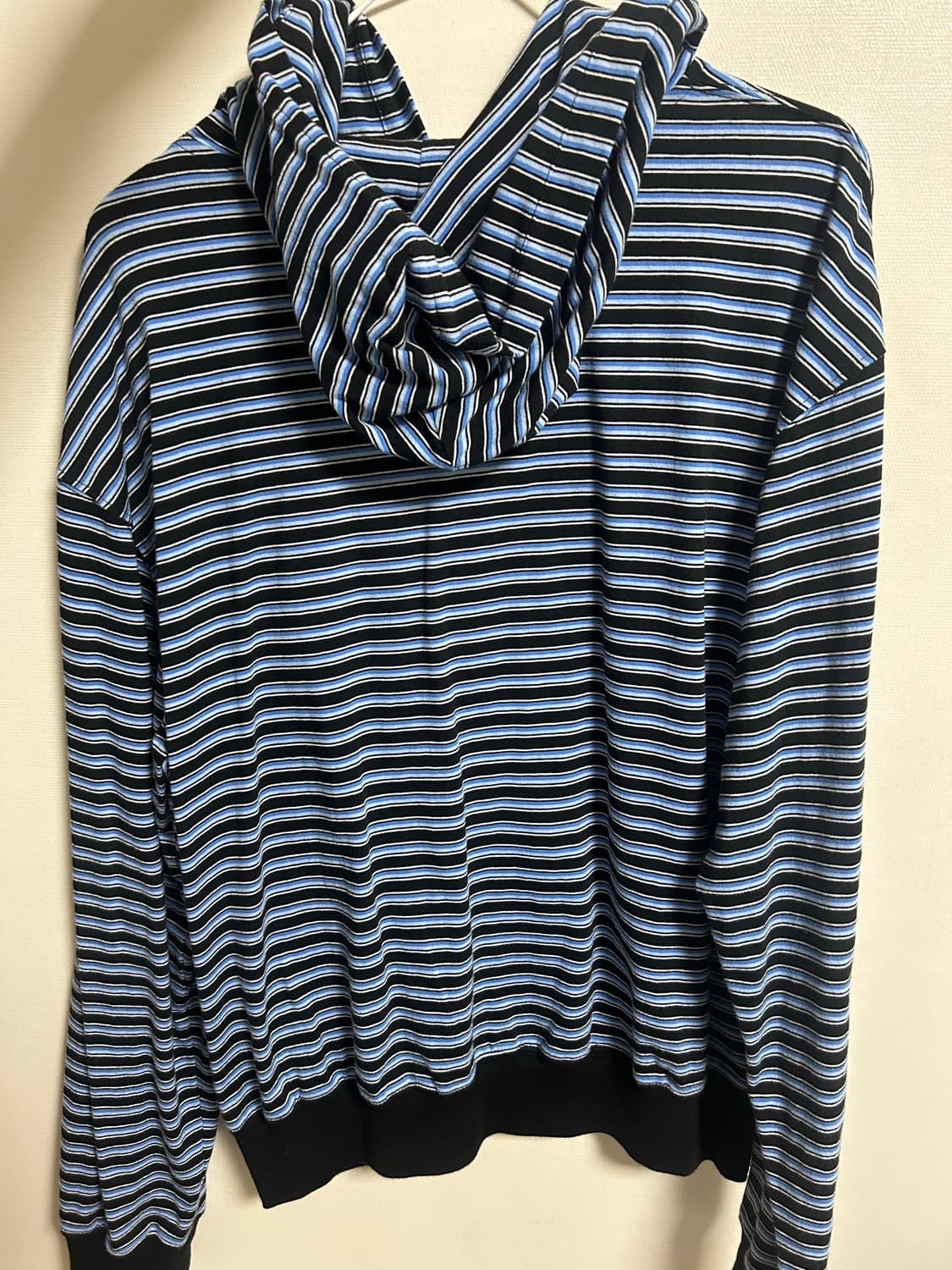 로우클래식 스트라이프 집업 후디 상품이미지4