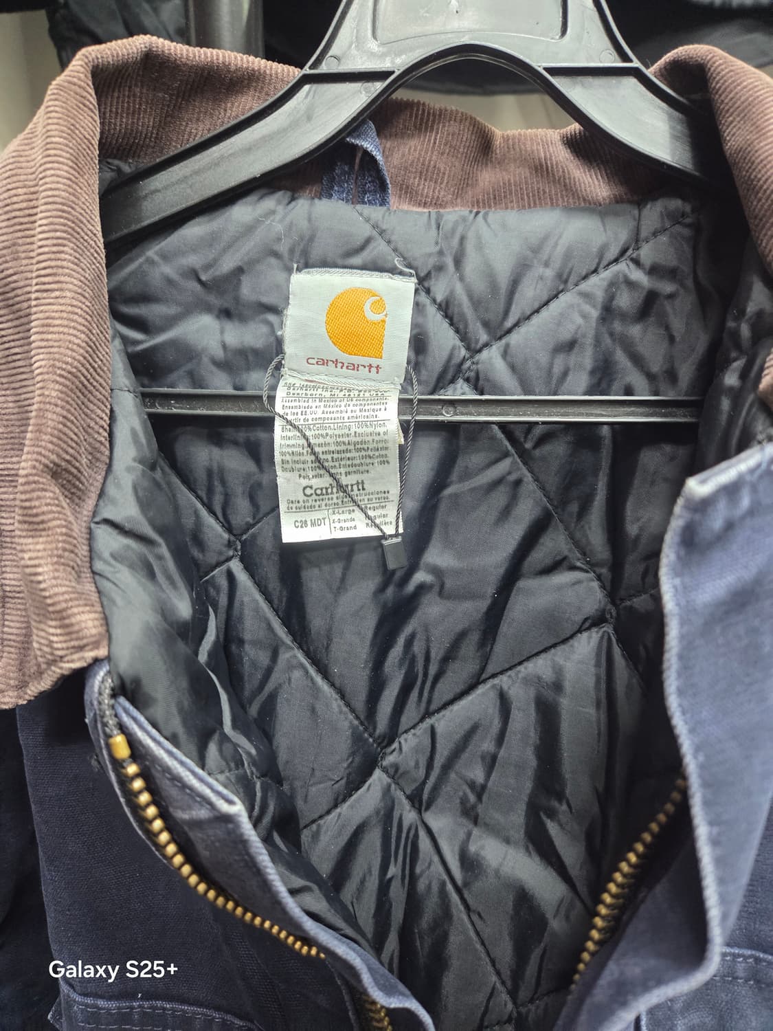 칼하트  워크  네이비   자켓 상품이미지2