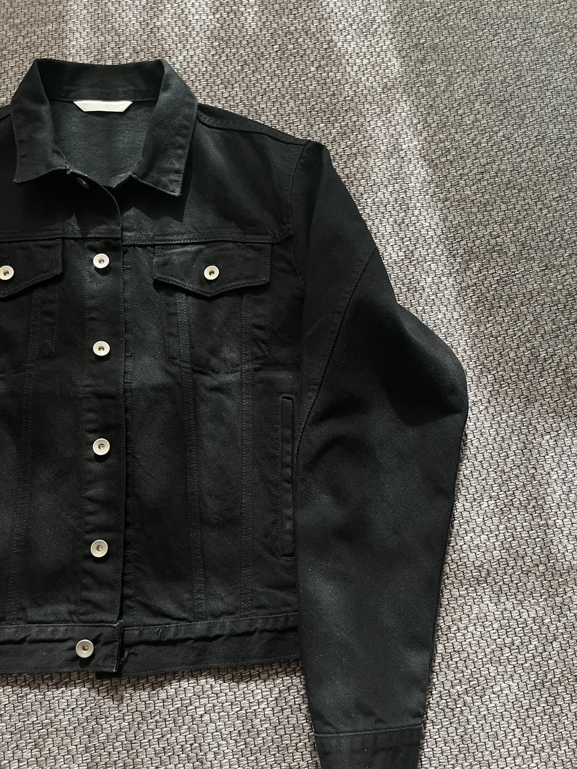 [50] 강정석 블랙 데님 자켓 상품이미지5