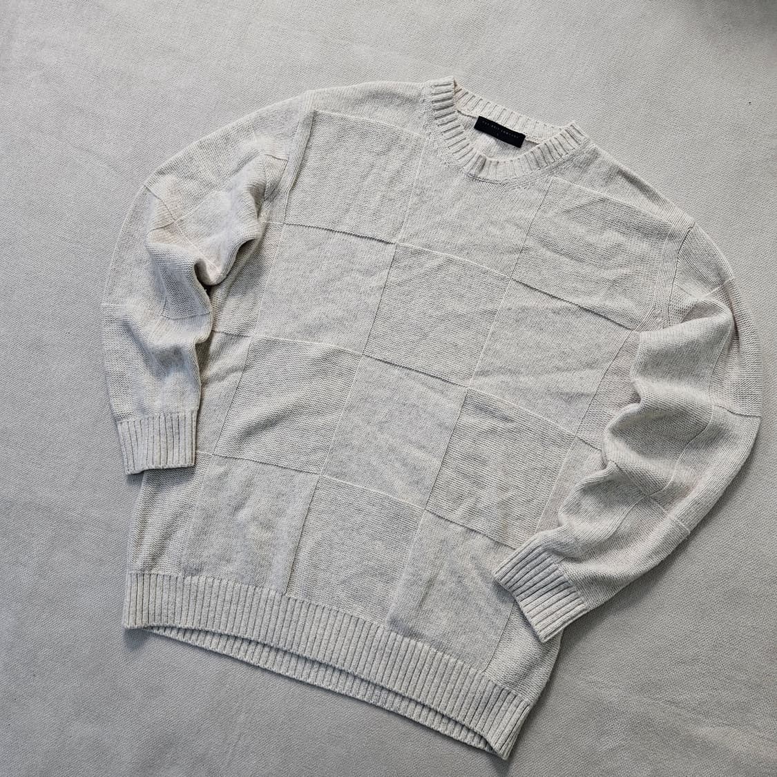 L 더 니트 컴퍼니 패턴 아이보리 니트 0401Y 상품이미지1