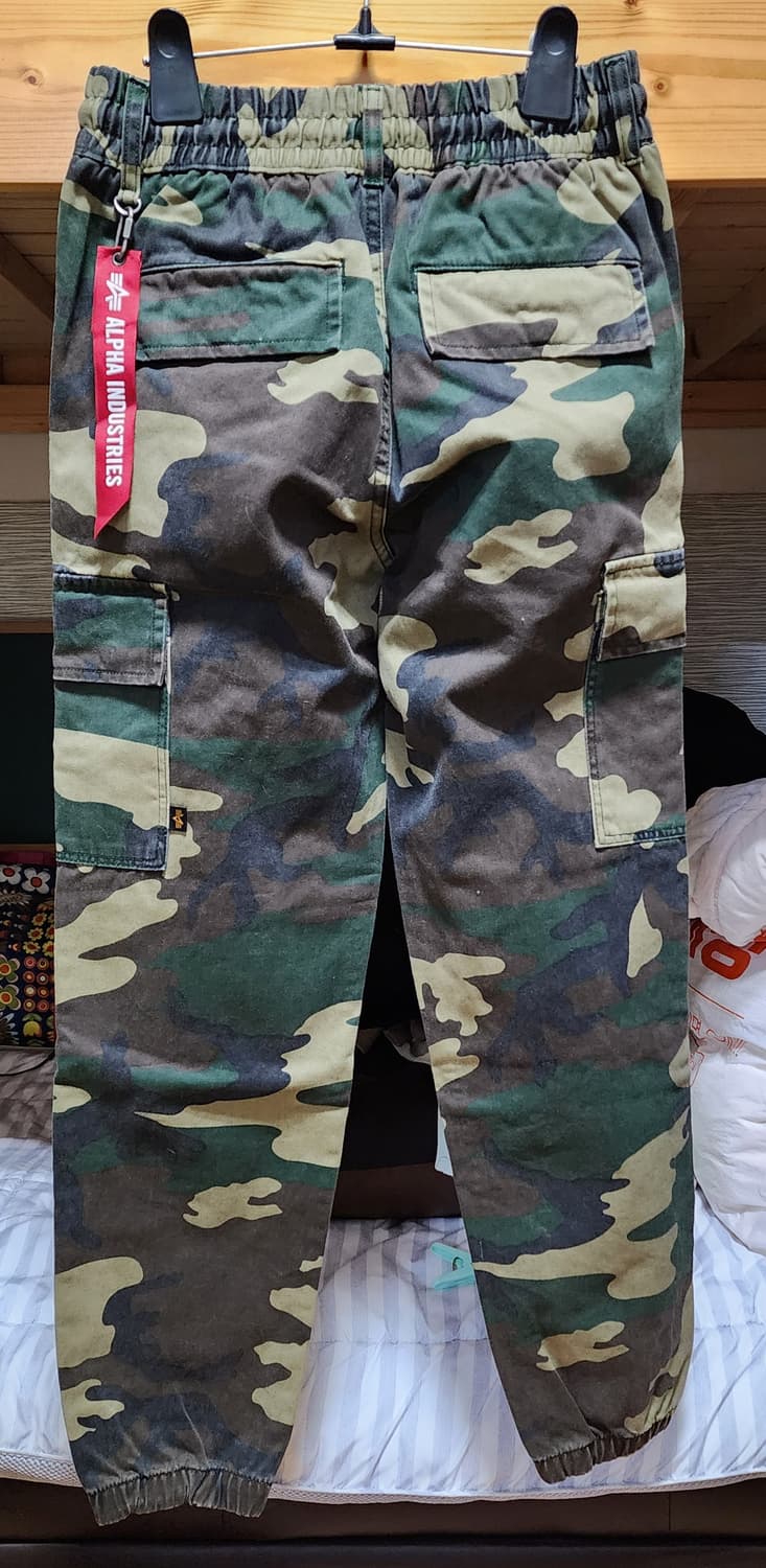[XS] 알파인더스트리 코튼 조거 팬츠 카모 28사이즈 상품이미지2