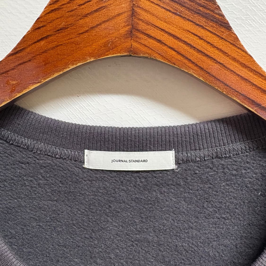 Journal Standard 저널 스탠다드 컷오프 기모 코튼 차콜가디건 상품이미지3